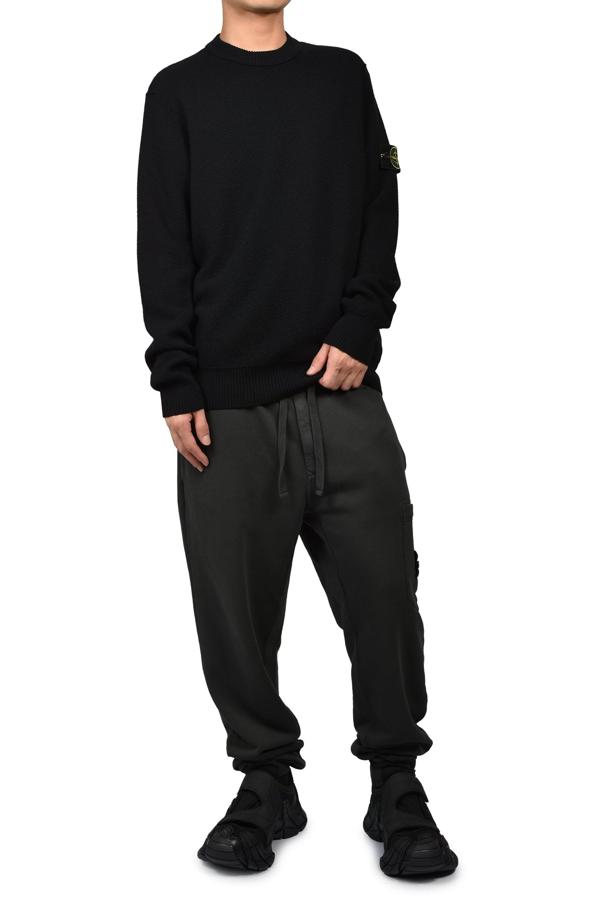 STONE ISLAND ストーンアイランド 【本物保証】 スウェット ストリート系 メンズ CREW NECK / BLK