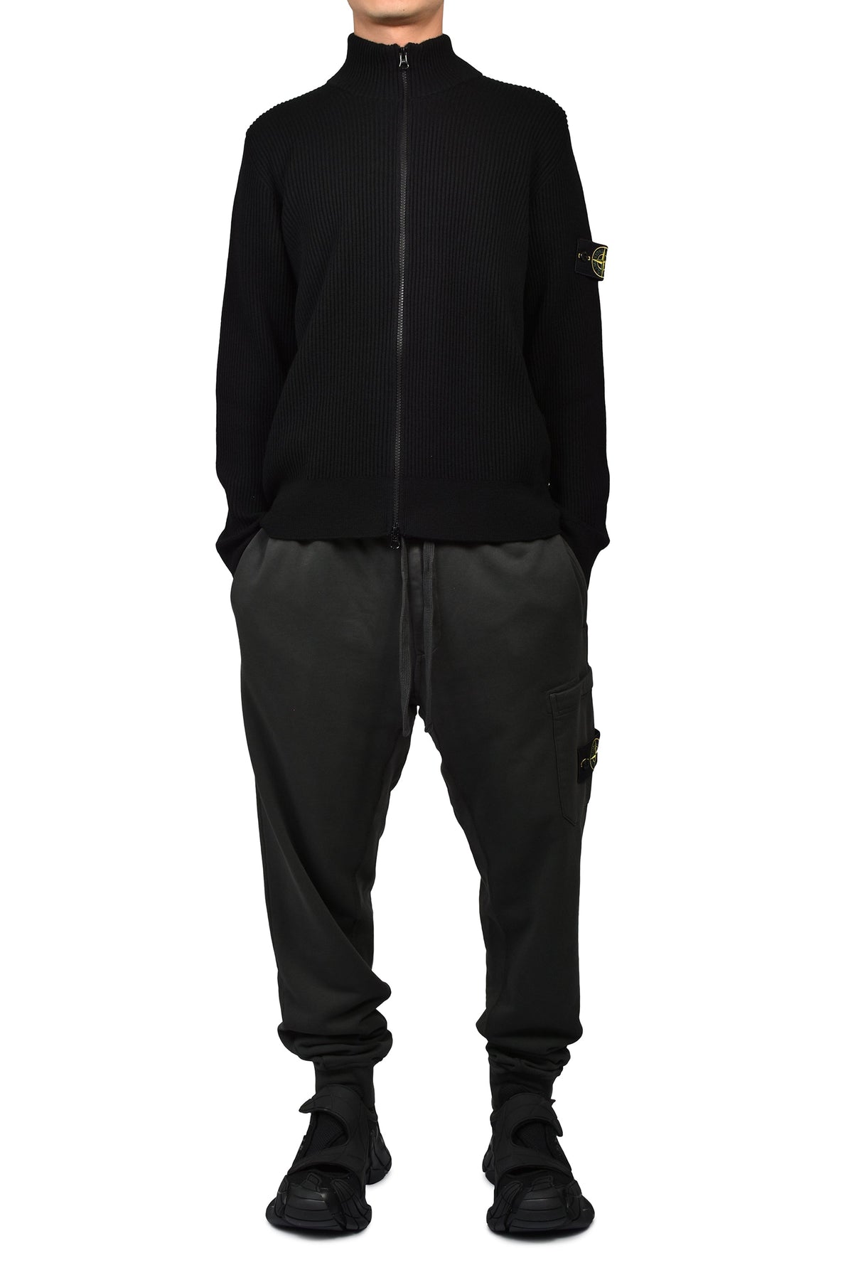 STONE ISLAND ストーンアイランド 【本物保証】 カーディガン ストリート系 メンズ CARDIGAN / BLK
