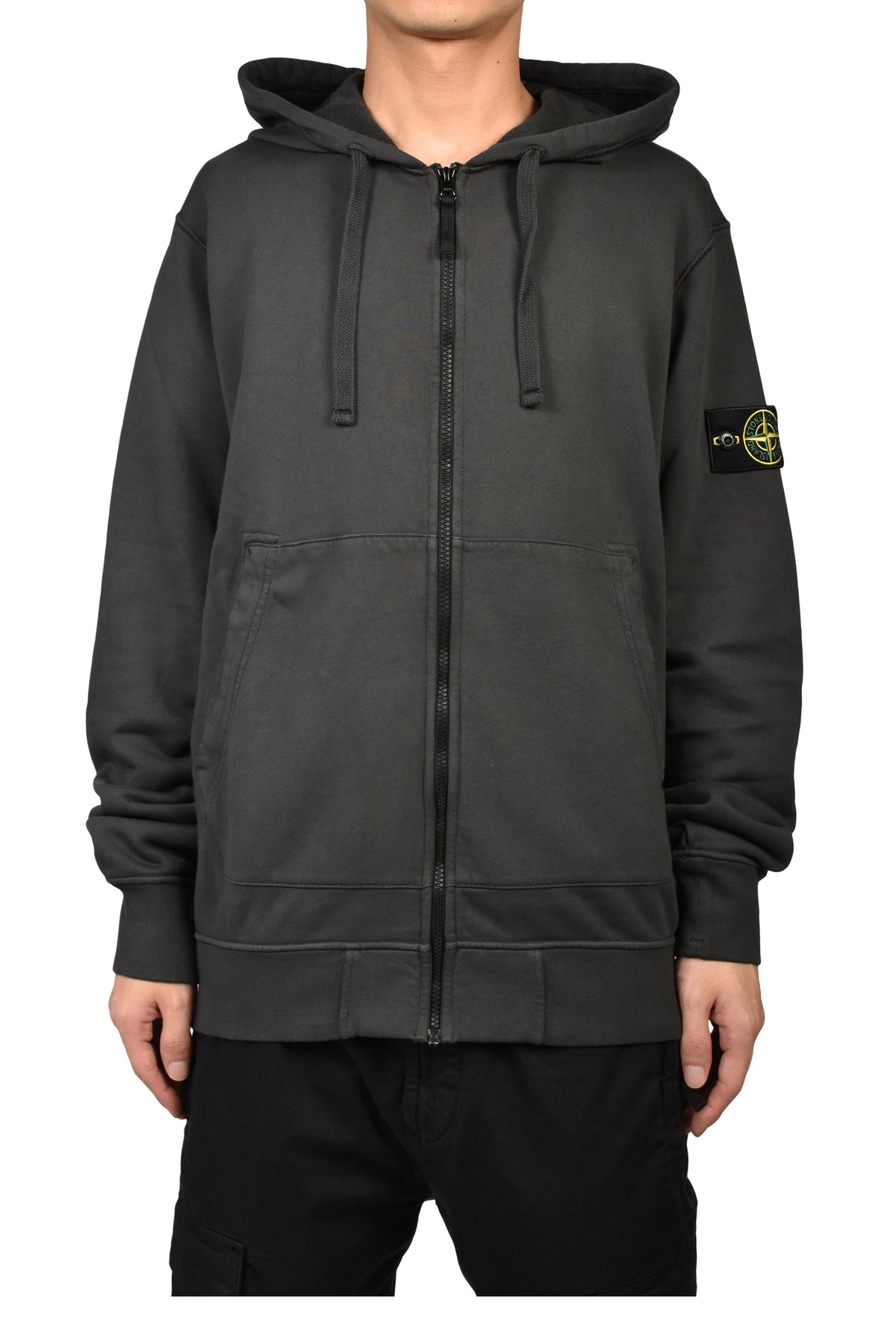 STONE ISLAND ストーンアイランド 【本物保証】 パーカー ストリート系 メンズ HOODIE SWEATER / LEAD GREY