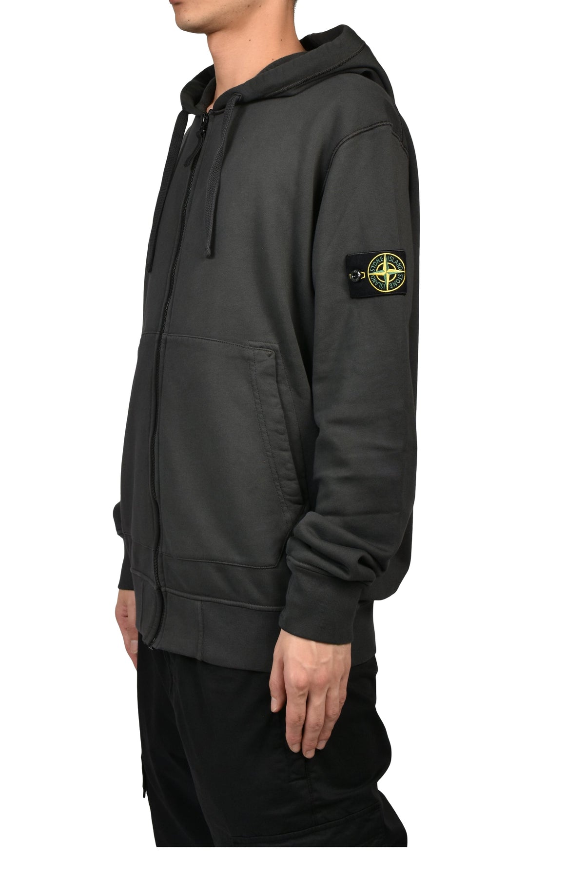 STONE ISLAND ストーンアイランド 【本物保証】 パーカー ストリート系 メンズ HOODIE SWEATER / LEAD GREY
