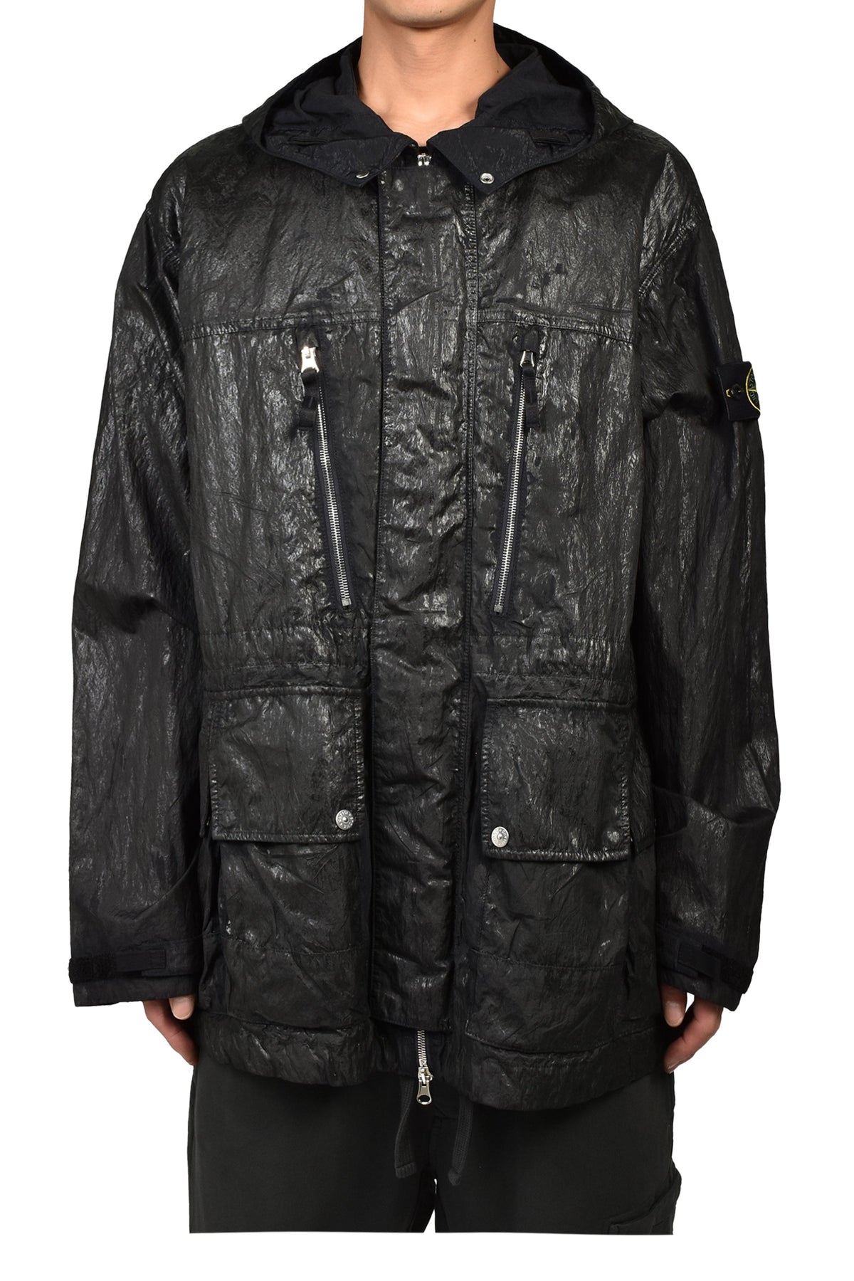 STONE ISLAND ストーンアイランド 【本物保証】 ジャケット・アウター ストリート系 メンズ SHORT PARKA / BLK