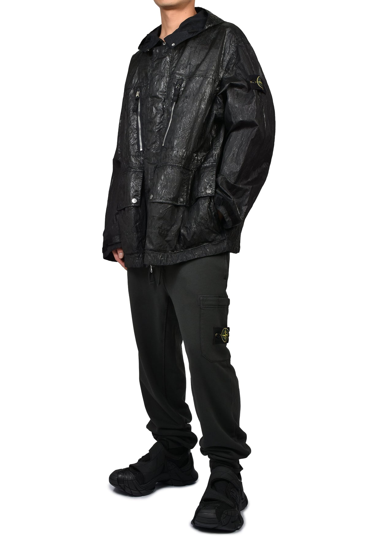 STONE ISLAND ストーンアイランド 【本物保証】 ジャケット・アウター ストリート系 メンズ SHORT PARKA / BLK