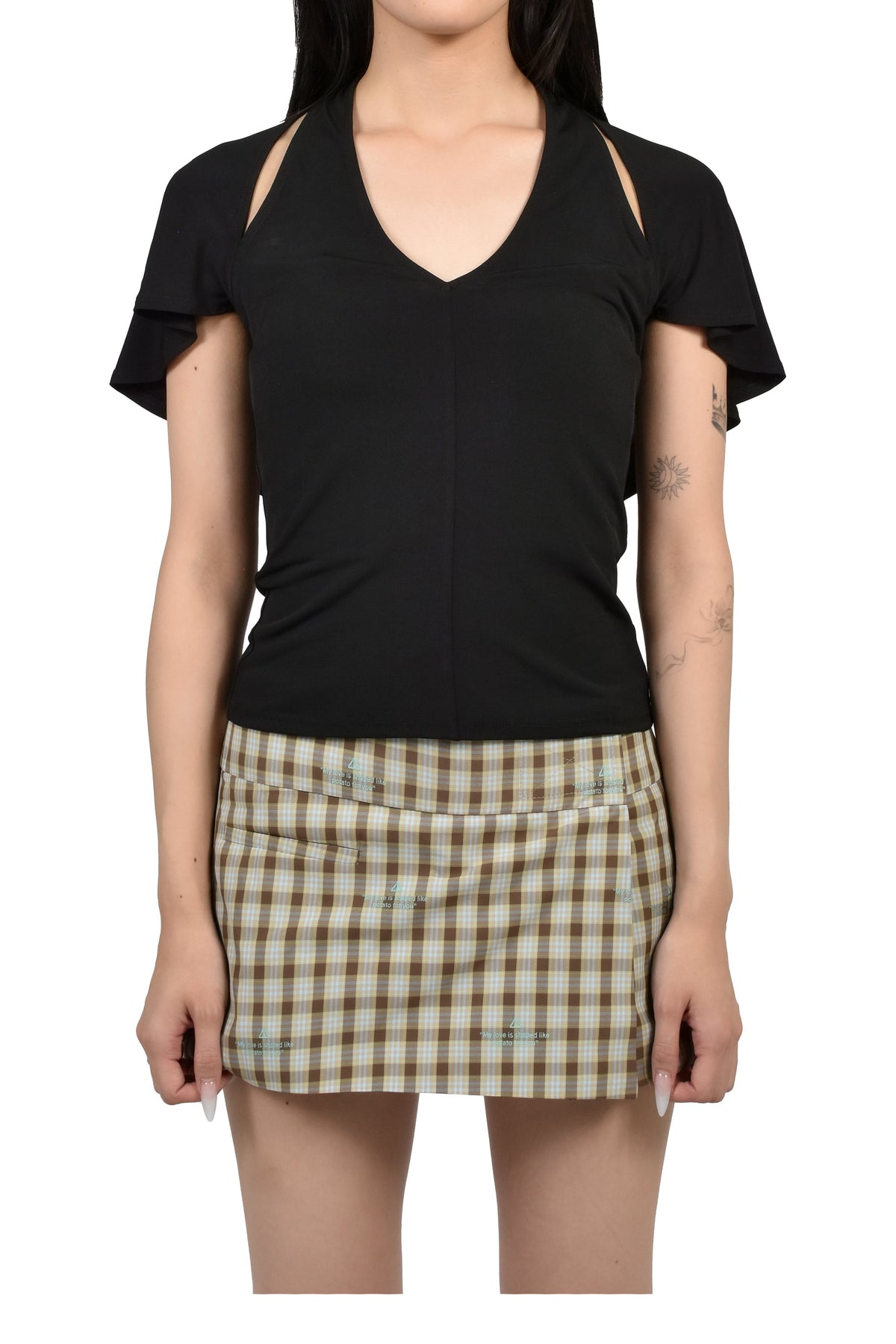 SANDY LIANG 【本物保証】 Tシャツ ストリート系 レディース BELLINI TOP / BLK