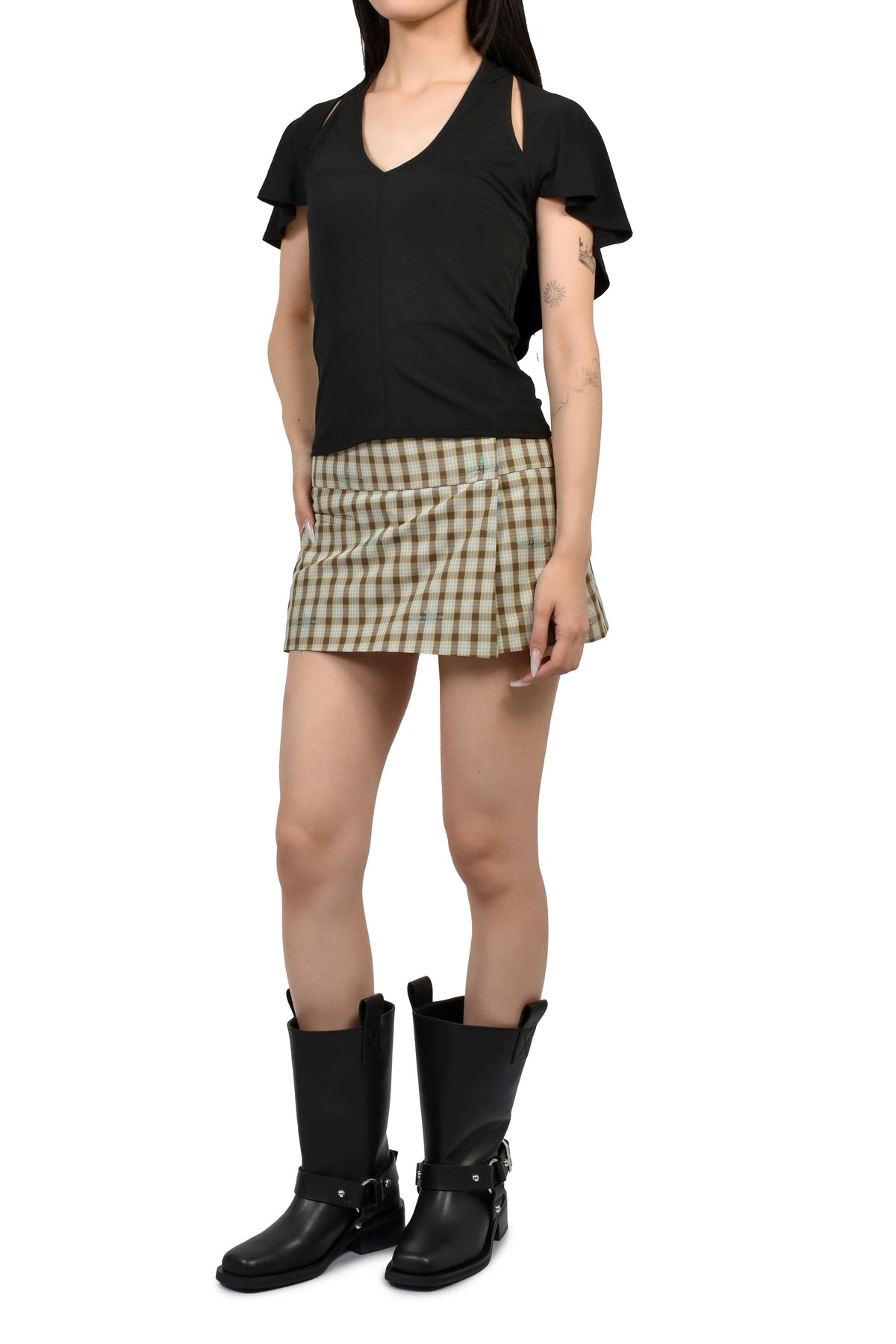 SANDY LIANG 【本物保証】 Tシャツ ストリート系 レディース BELLINI TOP / BLK