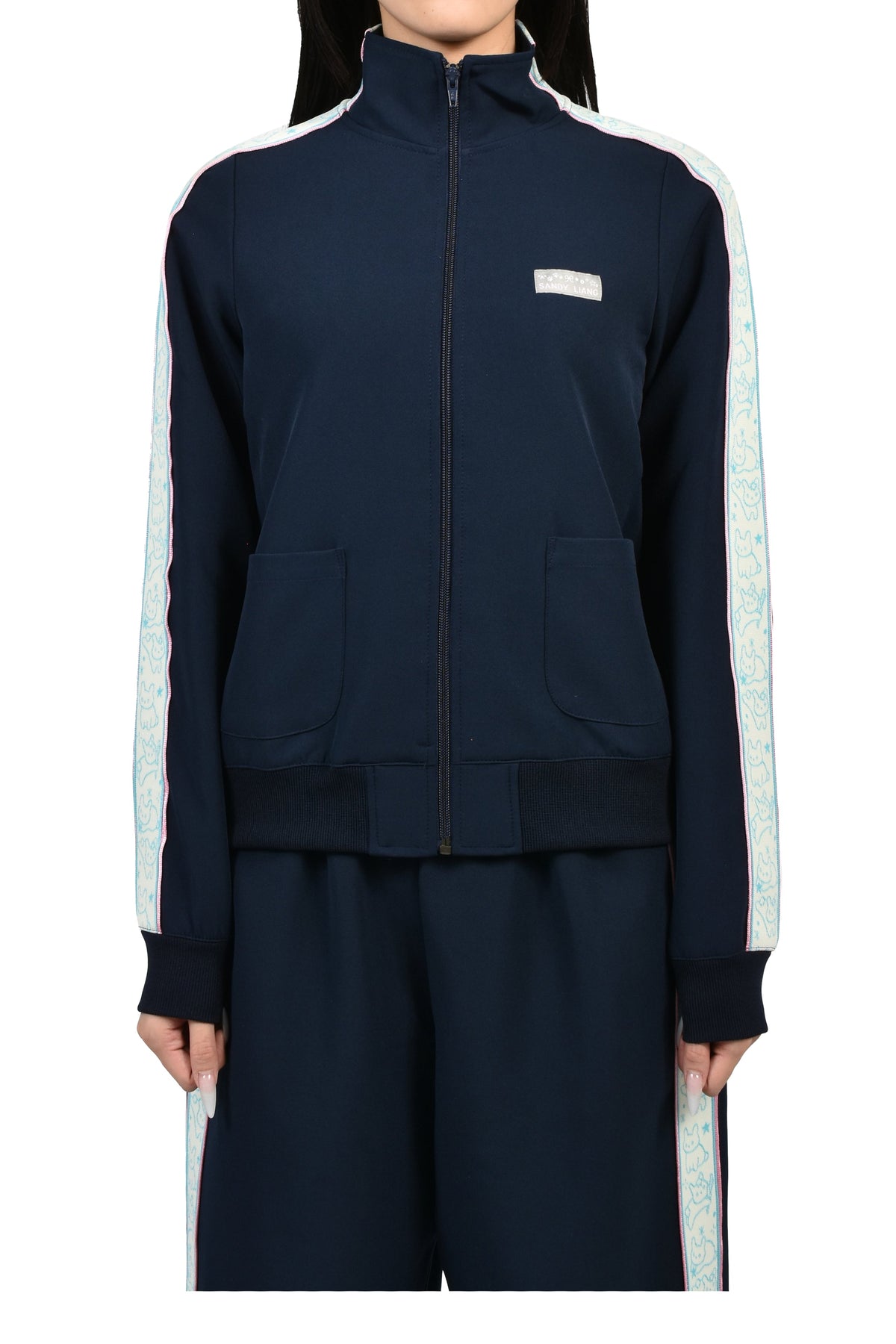 SANDY LIANG 【本物保証】 ジャケット ストリート系 レディース LIA JACKET / NAVY