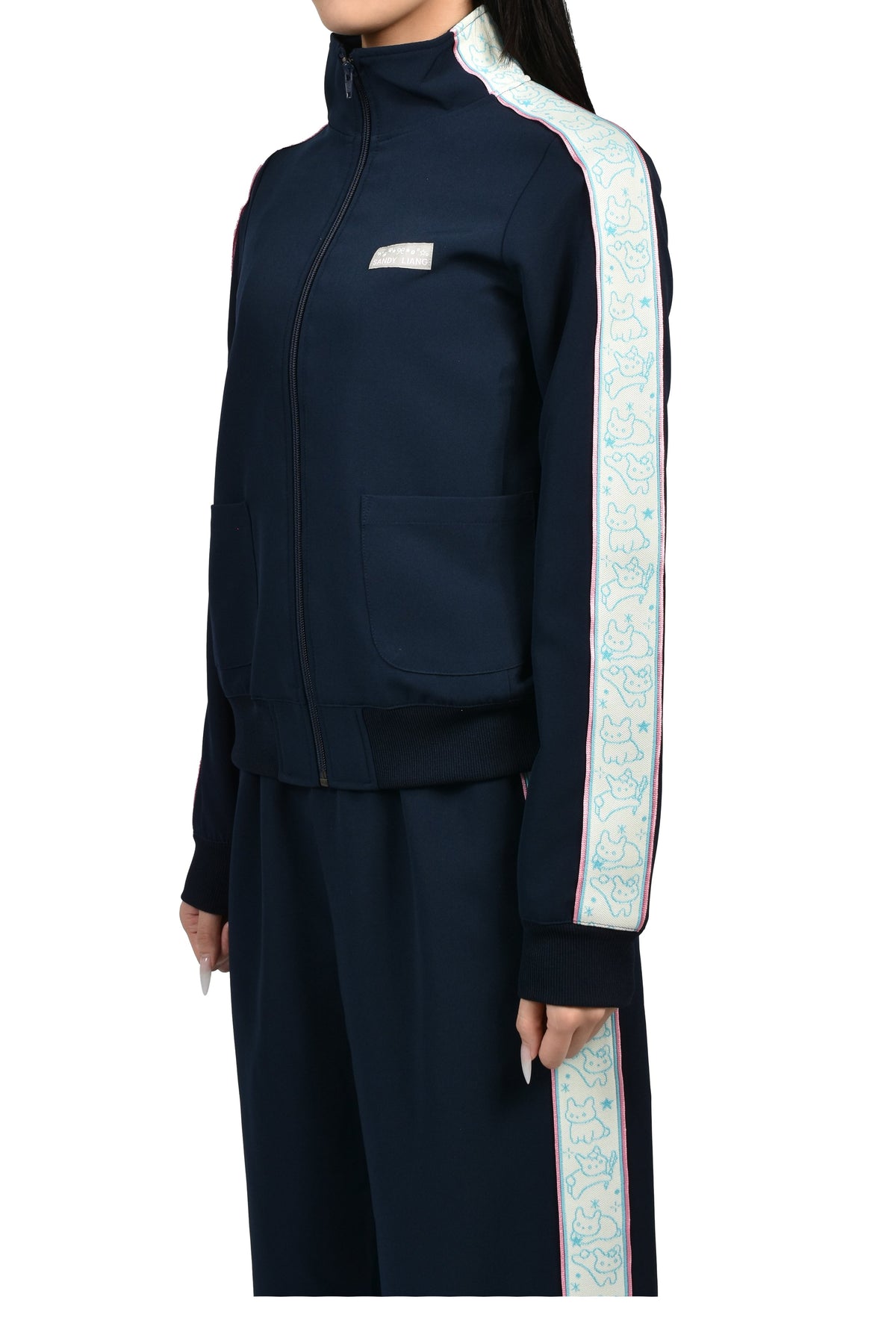 SANDY LIANG 【本物保証】 ジャケット ストリート系 レディース LIA JACKET / NAVY