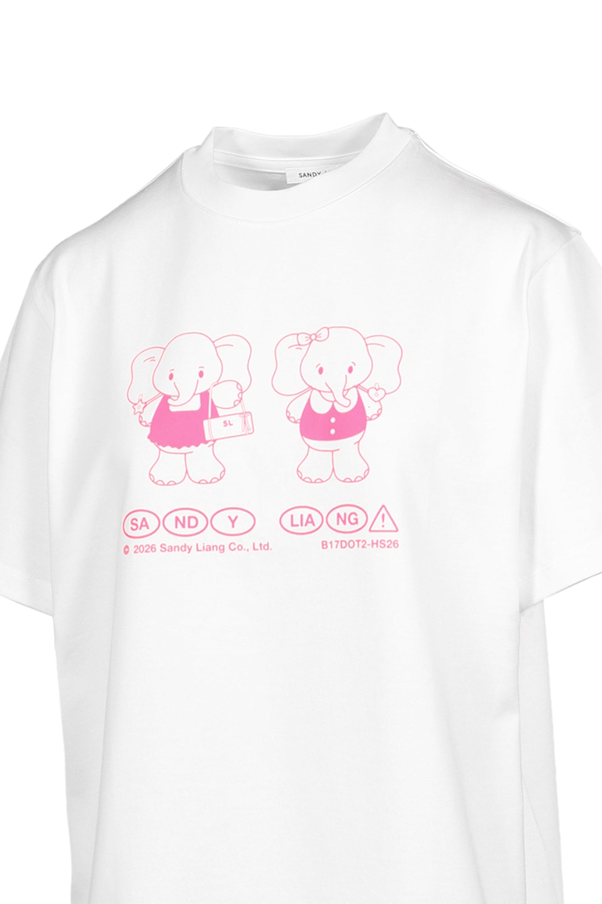 SANDY LIANG 【本物保証】 Tシャツ ストリート系 レディース PEANUT BOXY TEE / WHT