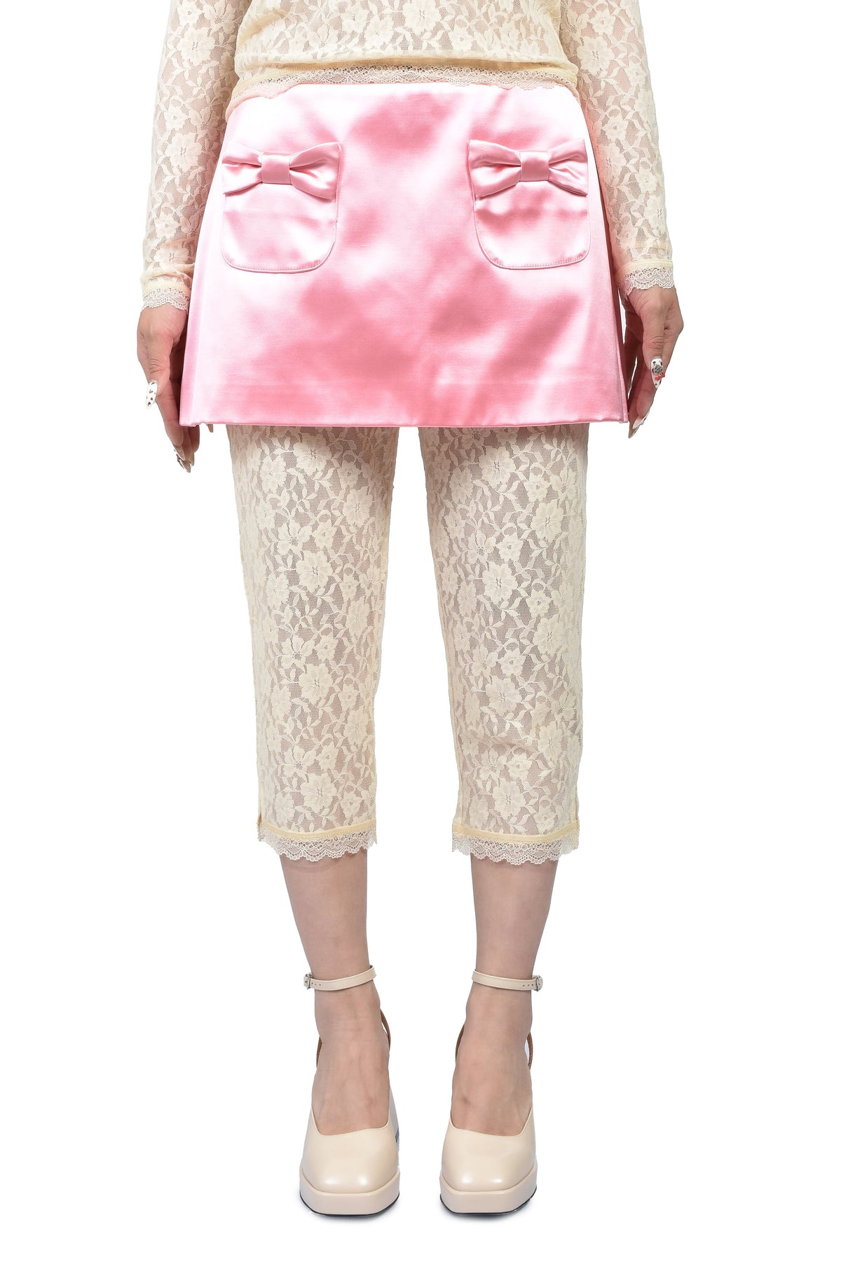 SANDY LIANG 【本物保証】 スカート ストリート系 レディース PLUSH SKIRT / PNK