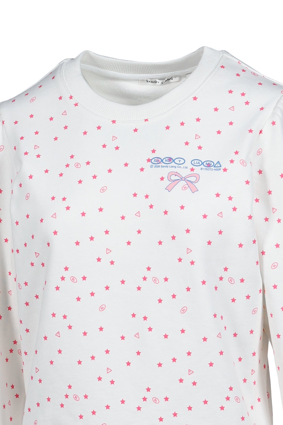 SANDY LIANG 【本物保証】 トレーナー ストリート系 レディース POLKA SWEATSHIRT / WHT