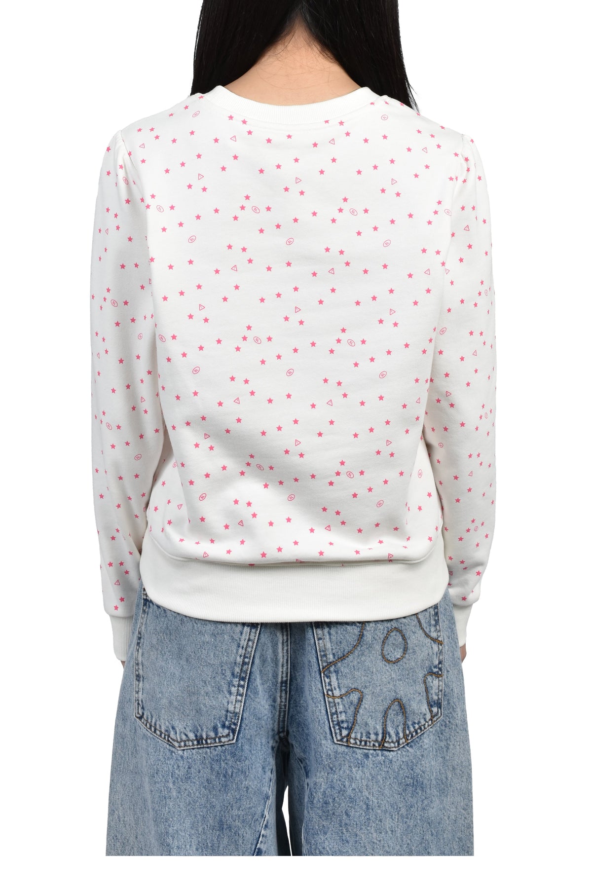 SANDY LIANG 【本物保証】 トレーナー ストリート系 レディース POLKA SWEATSHIRT / WHT