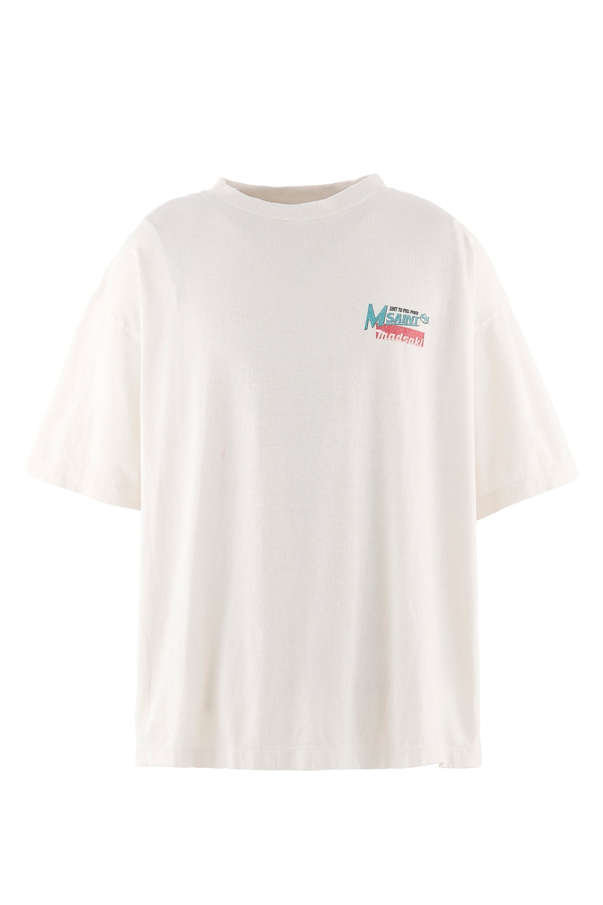 SAINT Mxxxxxx × MADSAKI 【本物保証】 Tシャツ ストリート系 メンズ MDS_SS T-SHIRT/SCREWDRIVER / WHT