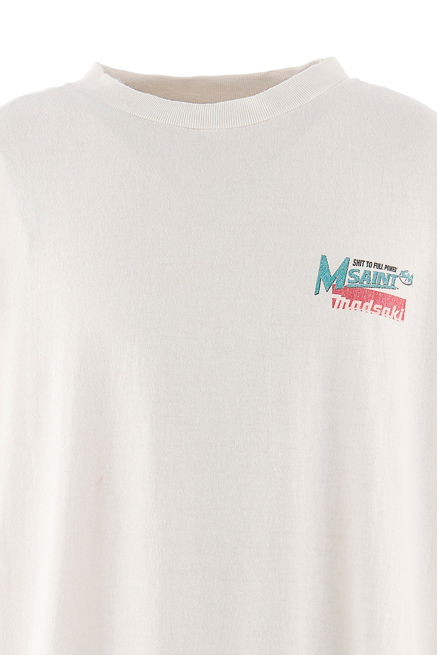 SAINT Mxxxxxx × MADSAKI 【本物保証】 Tシャツ ストリート系 メンズ MDS_SS T-SHIRT/SCREWDRIVER / WHT