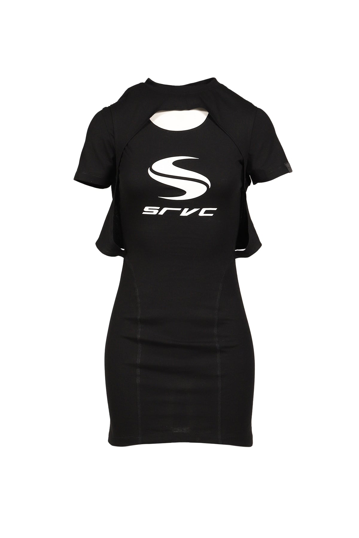 SRVC 【本物保証】 Tシャツ ストリート系 レディース TEE DRESS / BLK