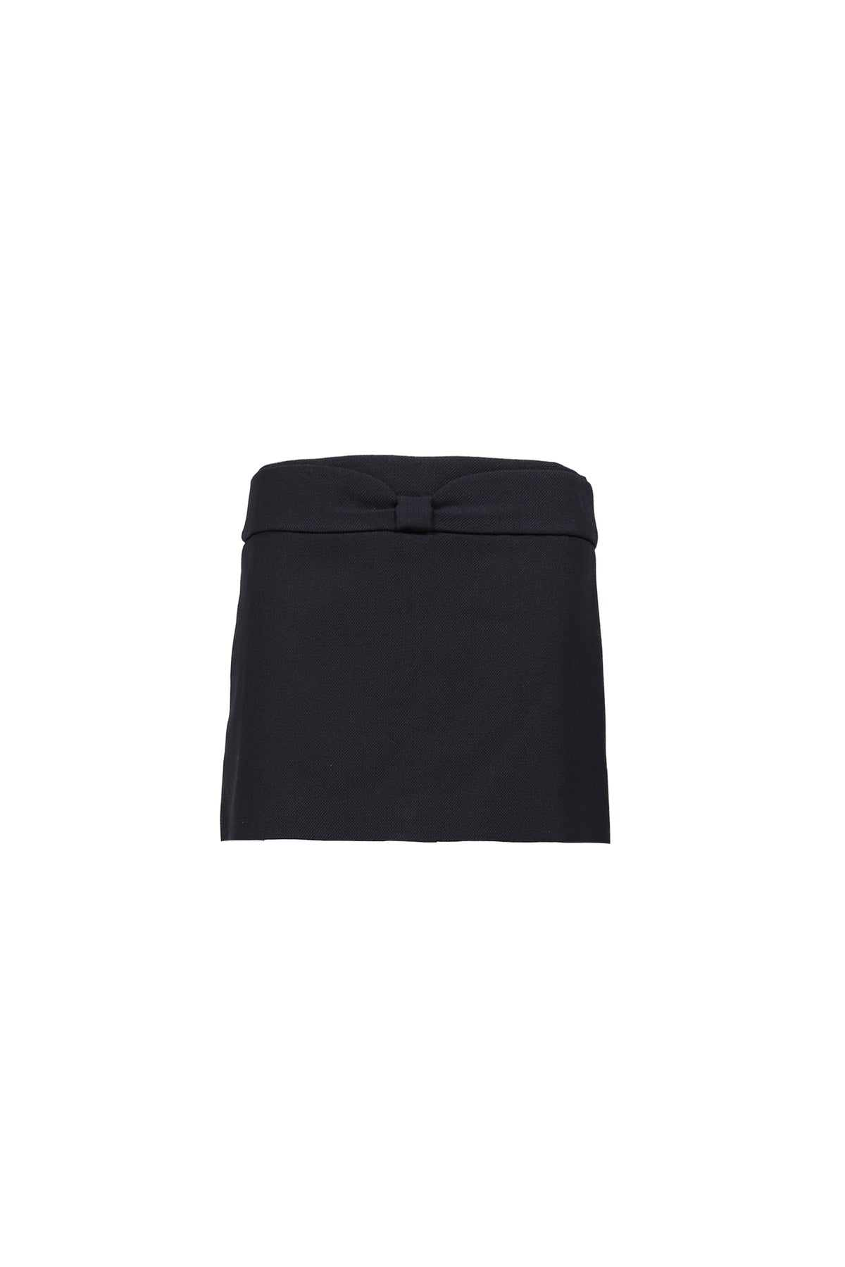 SHUSHU/TONG 【本物保証】 スカート ストリート系 レディース BOW LOW-WAIST MINI SKIRT / NVY