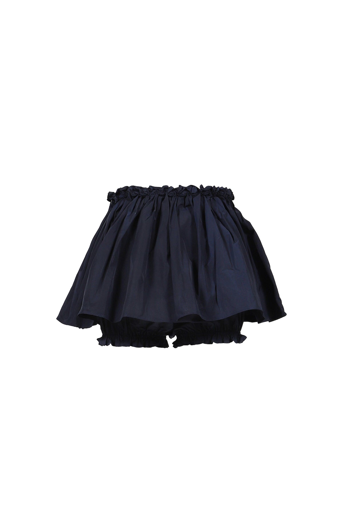 SHUSHU/TONG 【本物保証】 スカート ストリート系 レディース HAND-SEWN FLORAL WAIST SHORT SKIRT / NVY