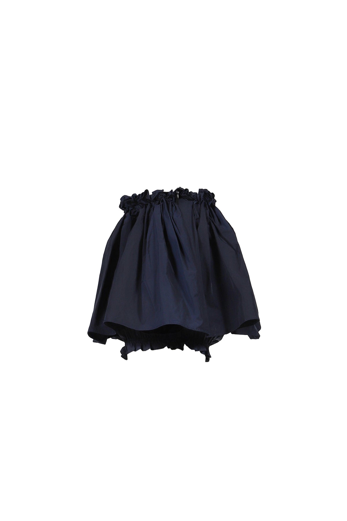 SHUSHU/TONG 【本物保証】 スカート ストリート系 レディース HAND-SEWN FLORAL WAIST SHORT SKIRT / NVY
