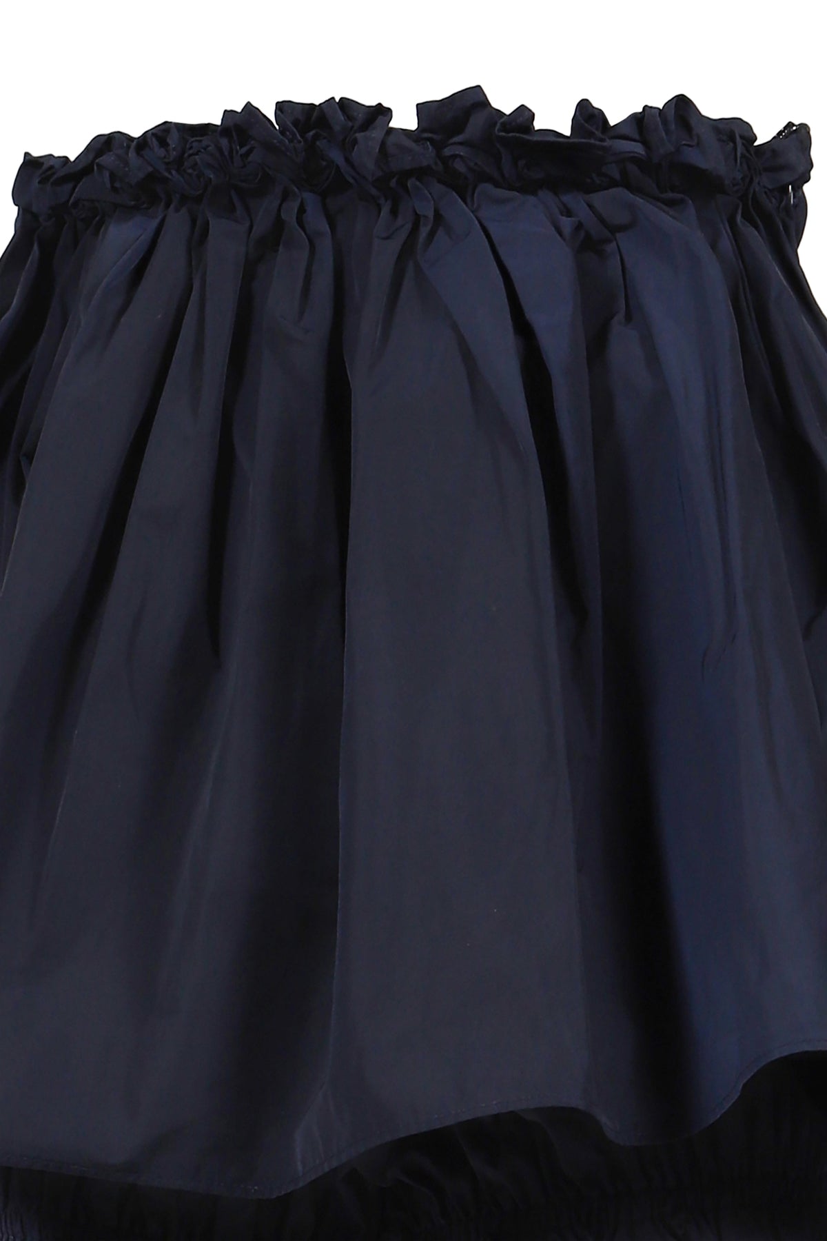 SHUSHU/TONG 【本物保証】 スカート ストリート系 レディース HAND-SEWN FLORAL WAIST SHORT SKIRT / NVY