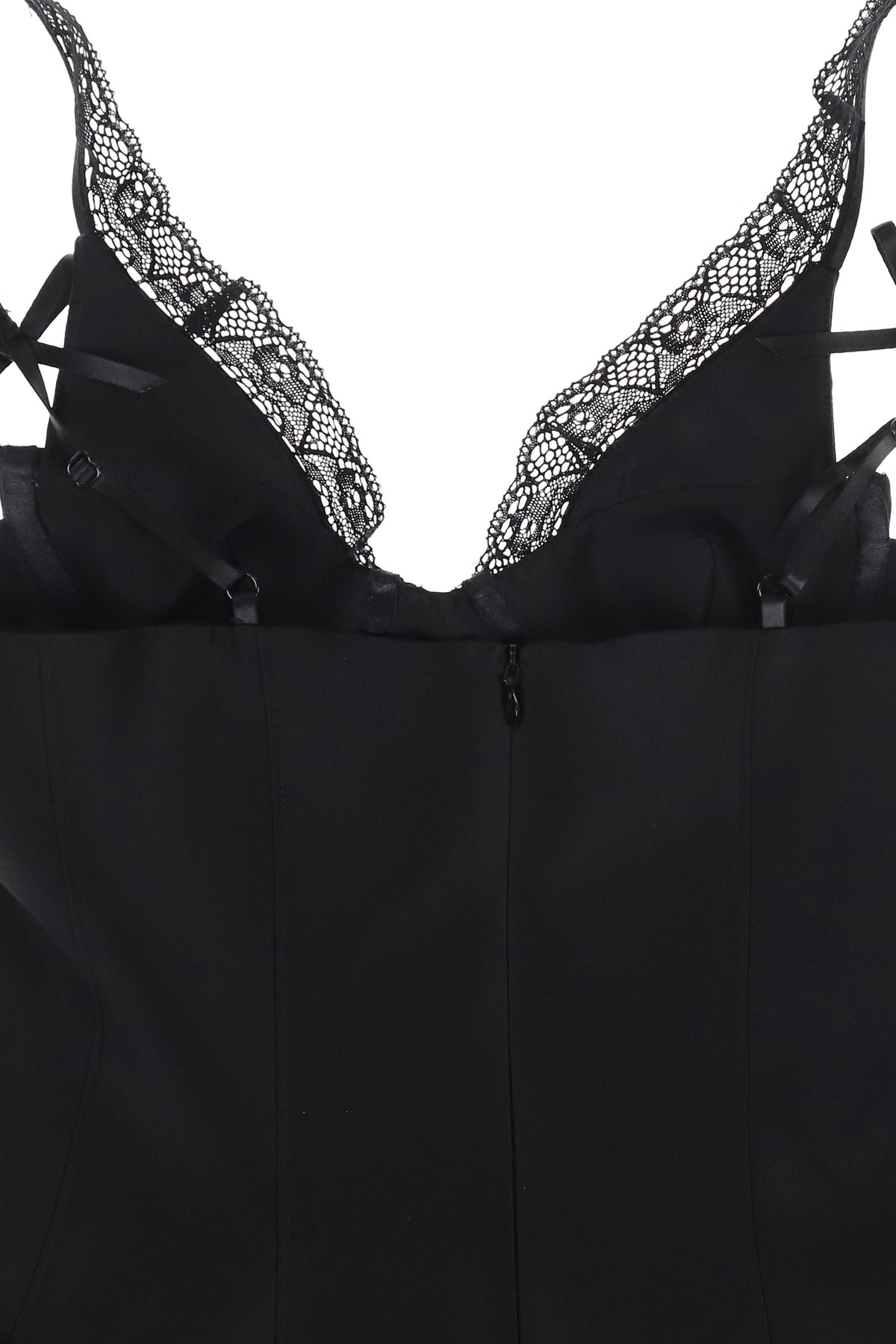 SHUSHU/TONG 【本物保証】 ワンピース ストリート系 レディース LACE TRIM BUSTIER DRESS / BLK