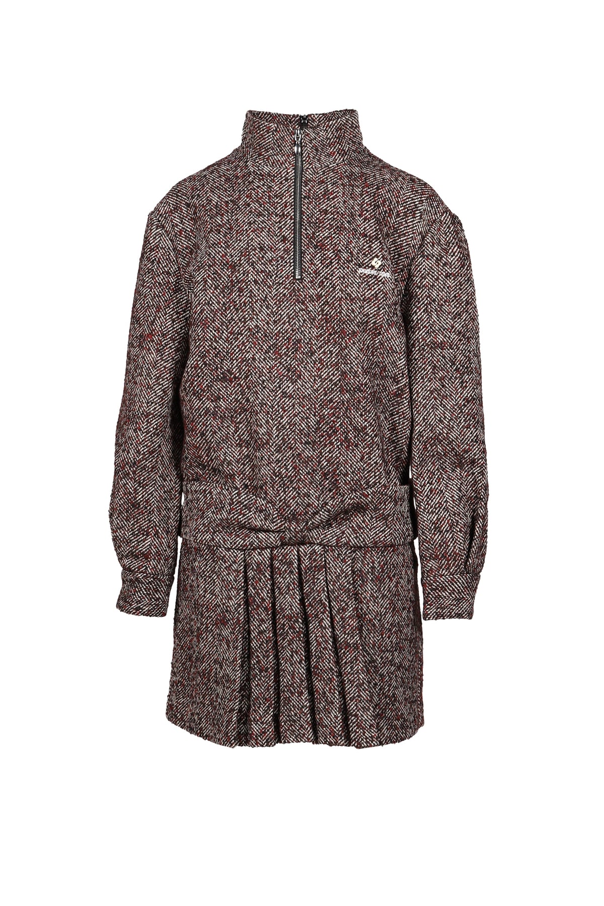 SHUSHU/TONG 【本物保証】 ワンピース ストリート系 レディース MANDARIN COLLAR PULLOVER DRESS / GRY