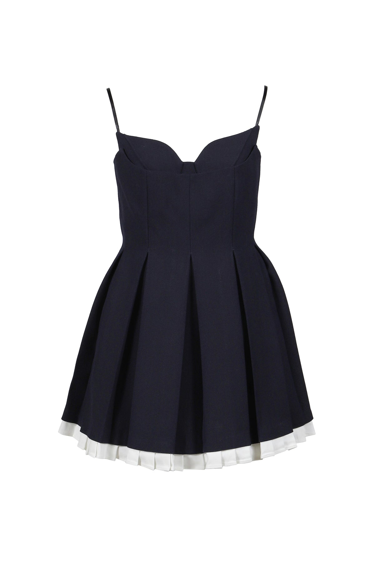 SHUSHU/TONG 【本物保証】 ワンピース ストリート系 レディース PLEATED CAMISOLE DRESS / NVY