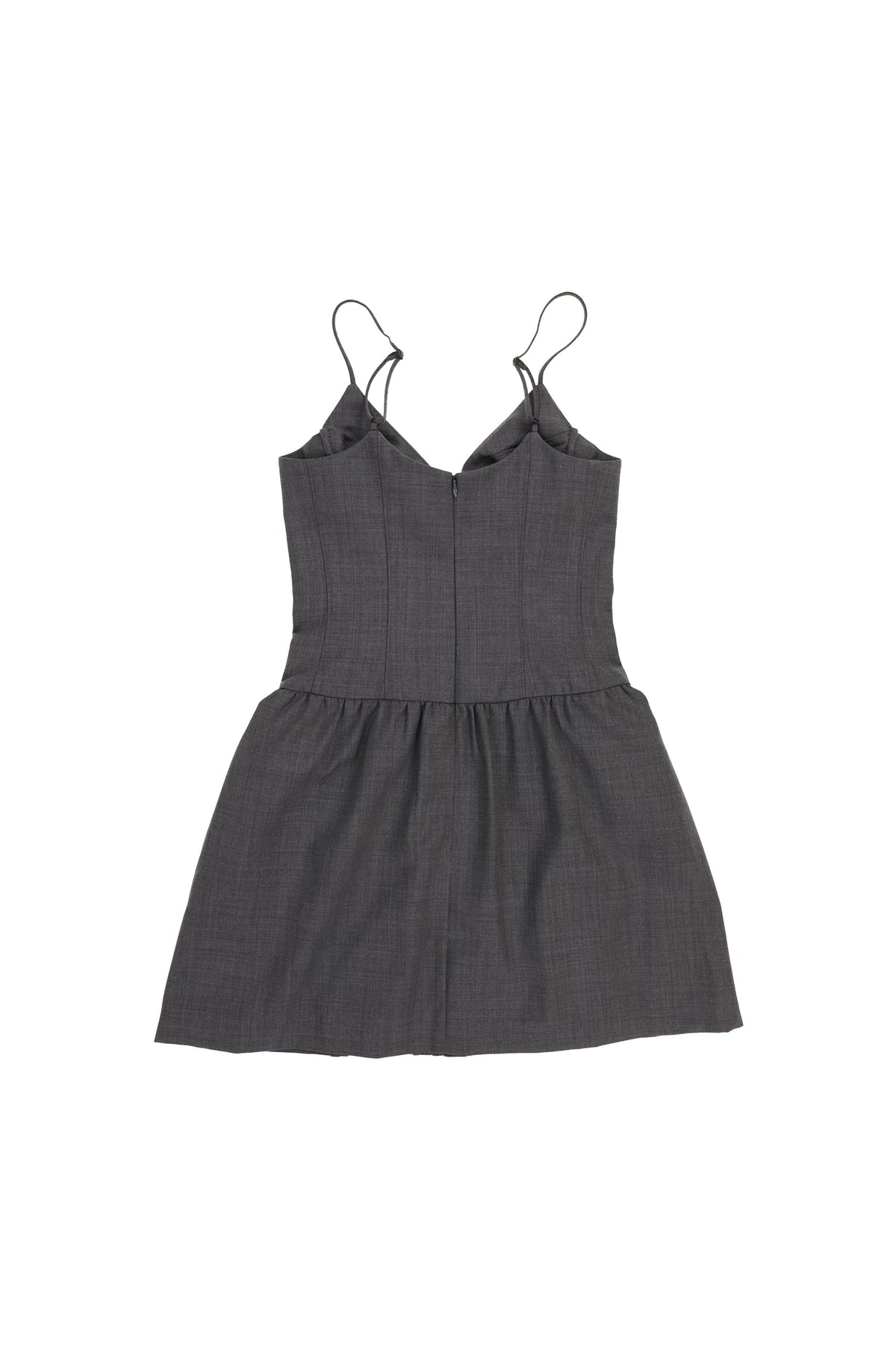SHUSHU/TONG 【本物保証】 ワンピース ストリート系 レディース TUCK DETAIL BUSTIER SLIP DRESS / GRY