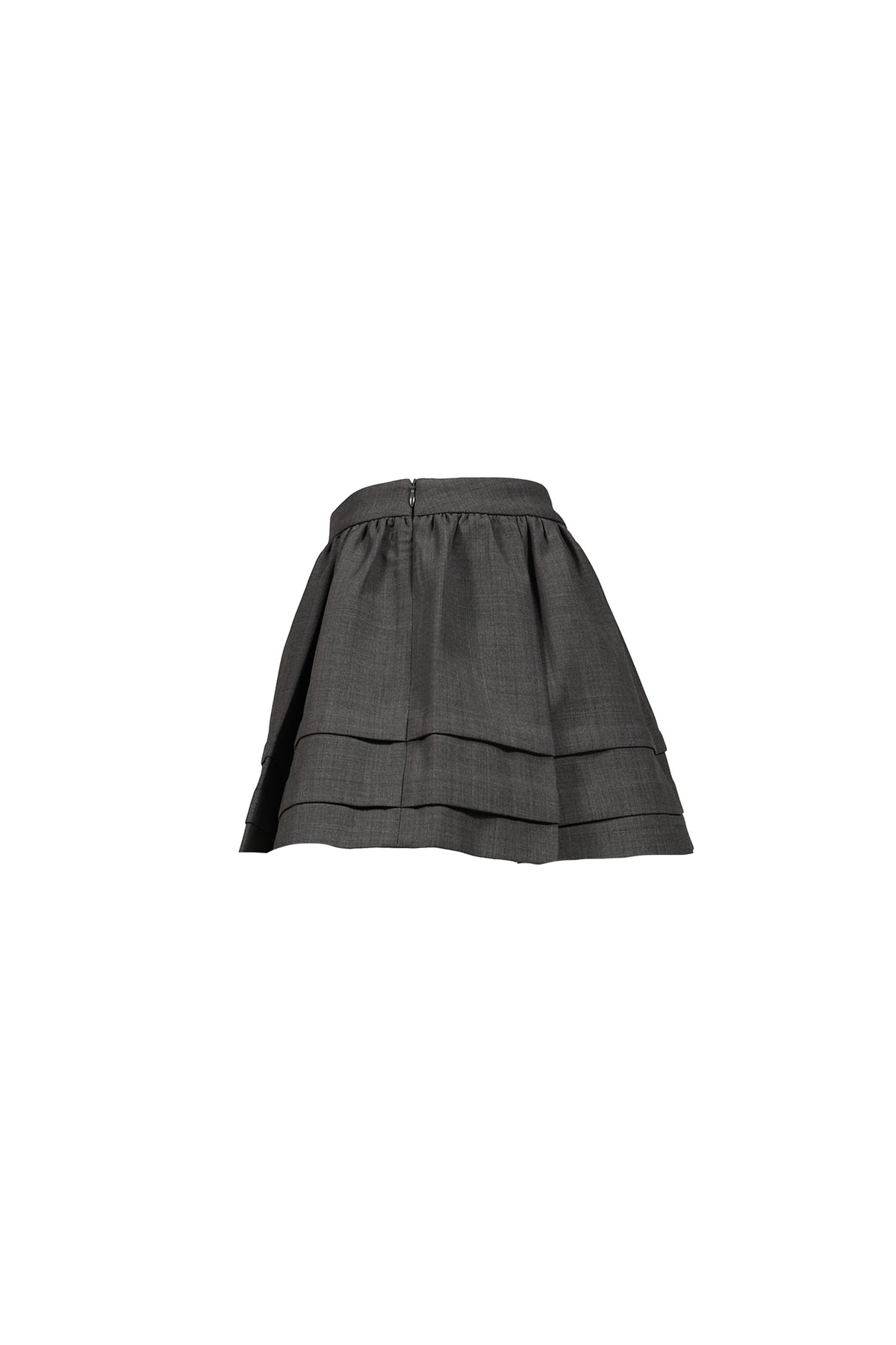 SHUSHU/TONG 【本物保証】 スカート ストリート系 レディース TUCK DETAIL PLEATED SKIRT / GRY