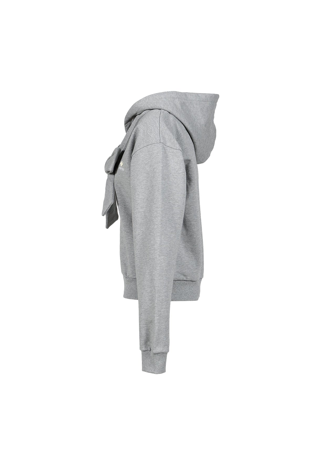 SHUSHU/TONG 【本物保証】 パーカー ストリート系 レディース TIE FRONT BOW HOODIE / GRY
