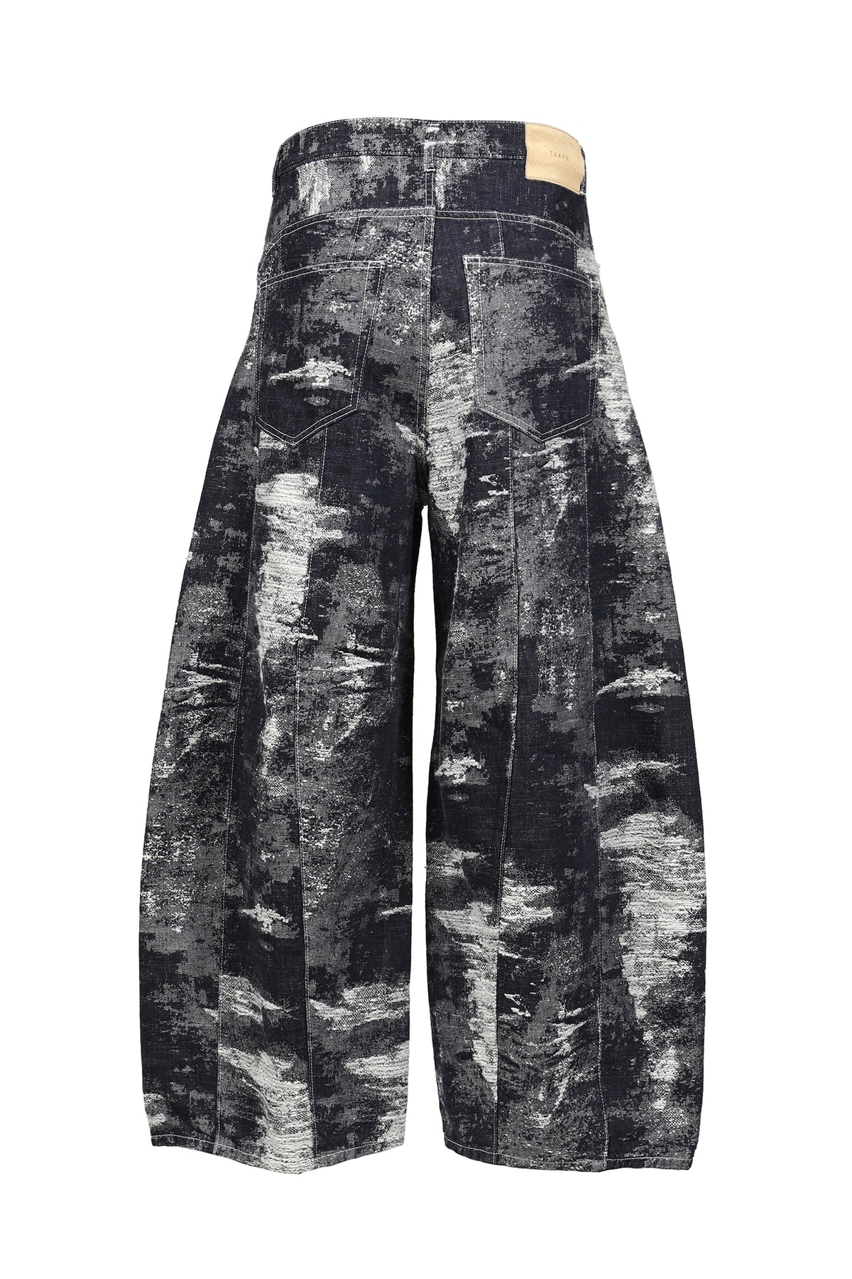 TAAKK ターク 【本物保証】 デニムパンツ ストリート系 メンズ DENIM CURVED PANTS / ONE WASH