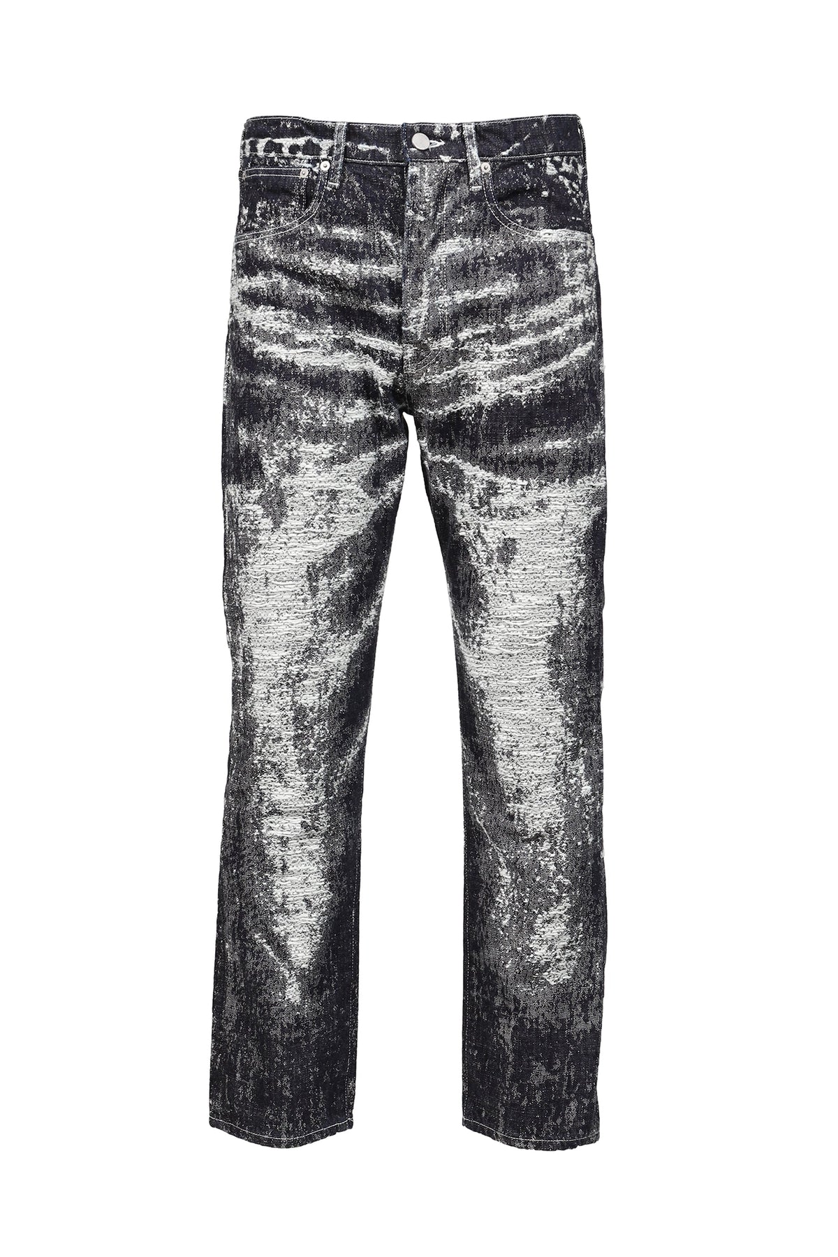 TAAKK ターク 【本物保証】 デニムパンツ ストリート系 メンズ JACQUARD DENIM TIGHT PANTS / ONE WASH