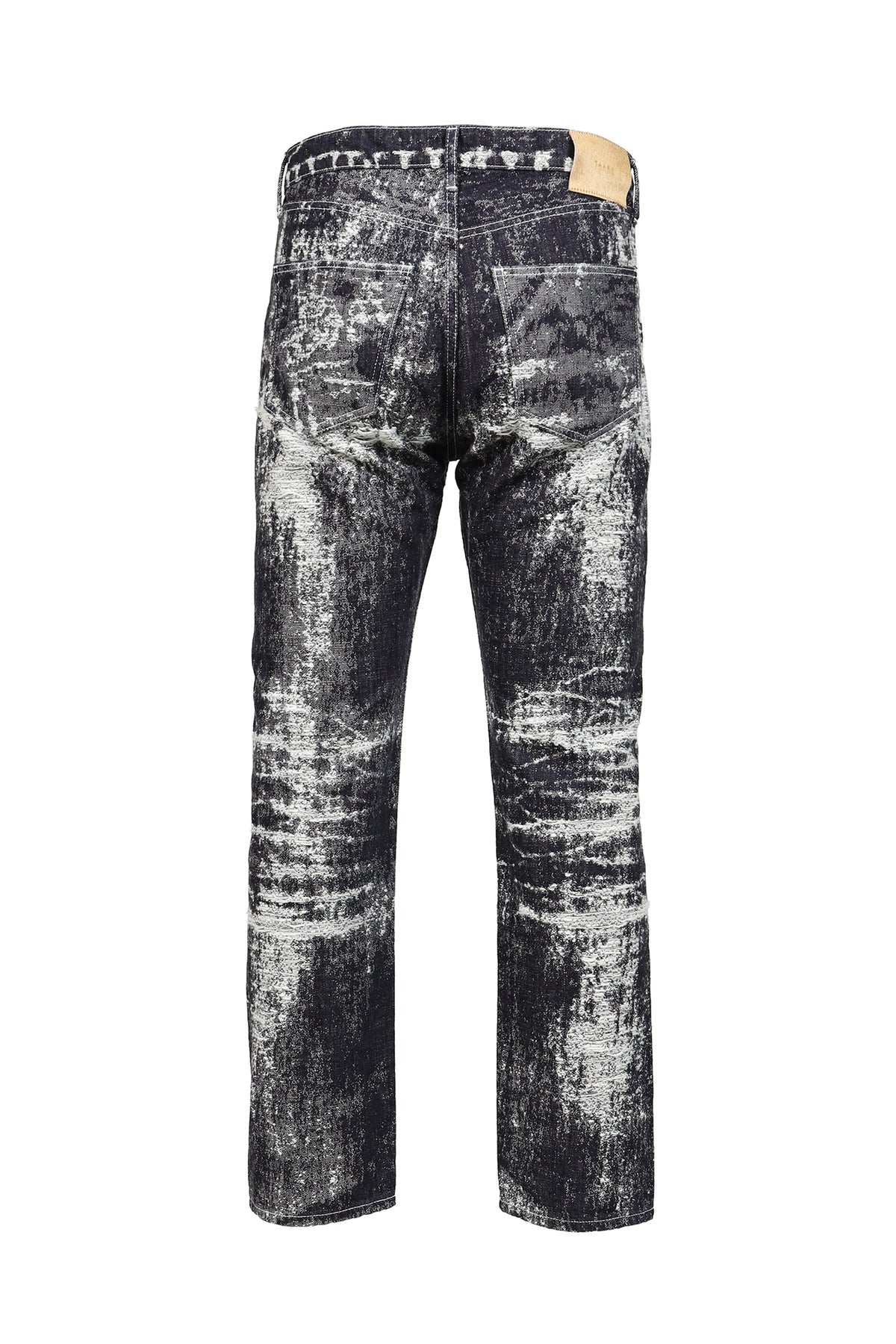 TAAKK ターク 【本物保証】 デニムパンツ ストリート系 メンズ JACQUARD DENIM TIGHT PANTS / ONE WASH