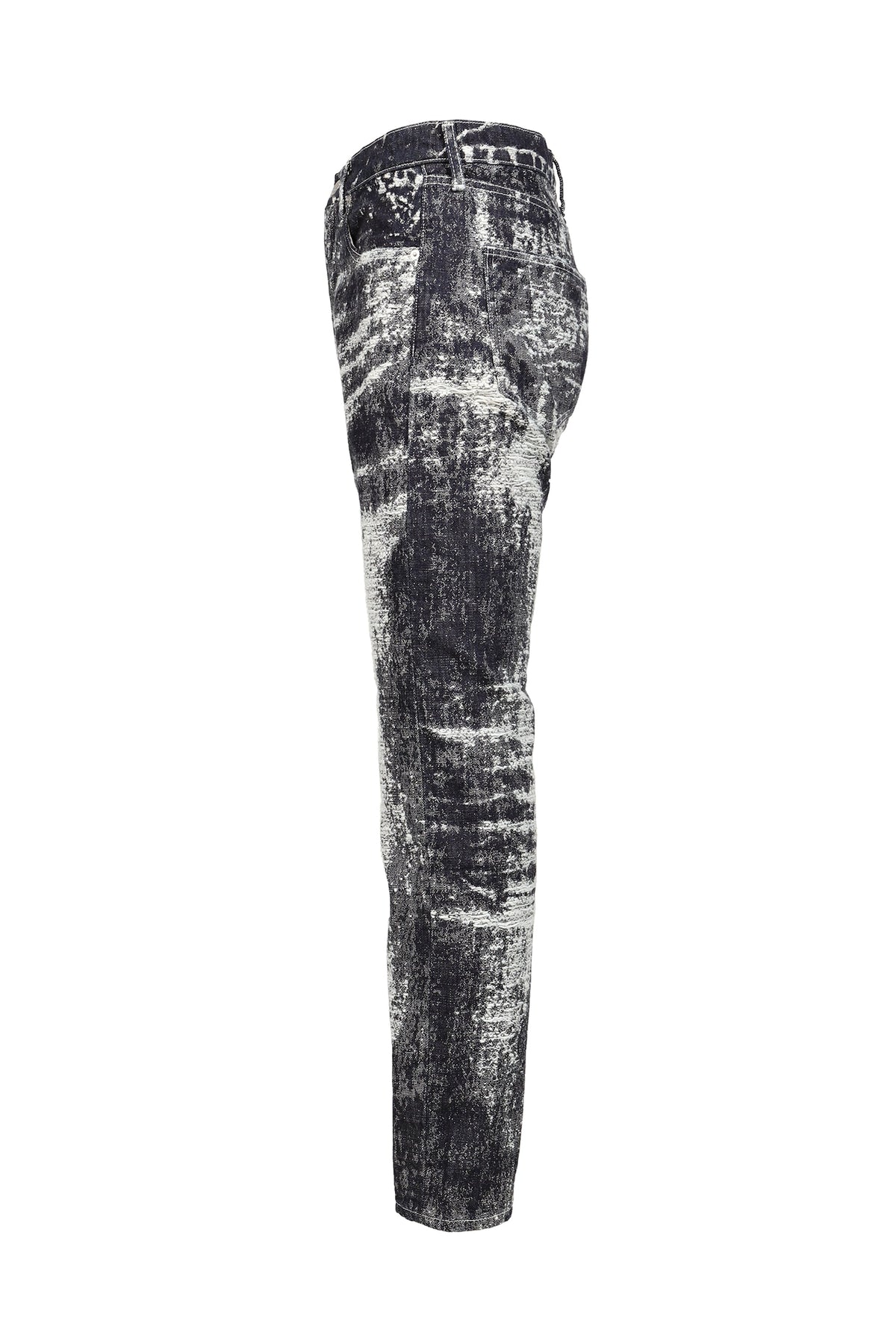 TAAKK ターク 【本物保証】 デニムパンツ ストリート系 メンズ JACQUARD DENIM TIGHT PANTS / ONE WASH