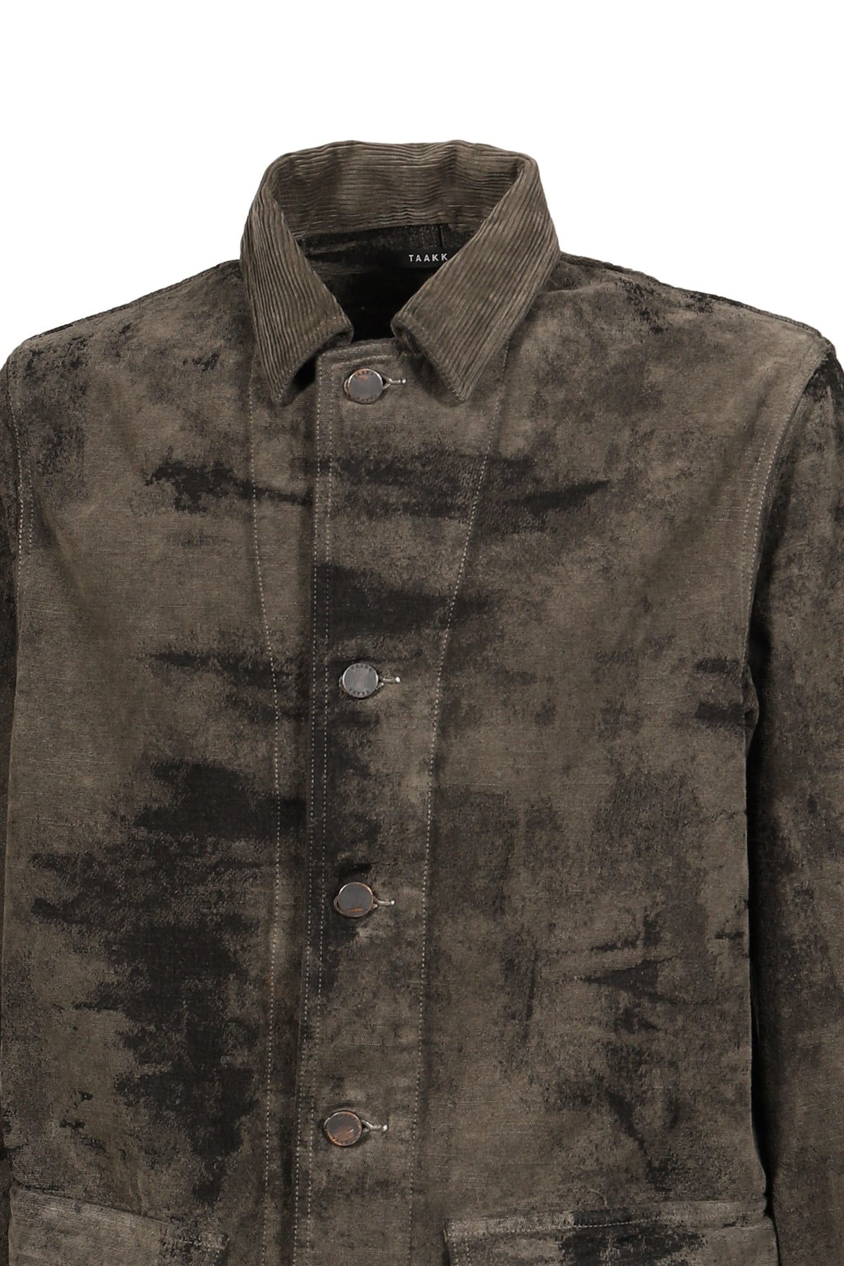 TAAKK ターク 【本物保証】 ジャケット ストリート系 メンズ MOLE JACQUARD DENIM BLOUSON / GRY