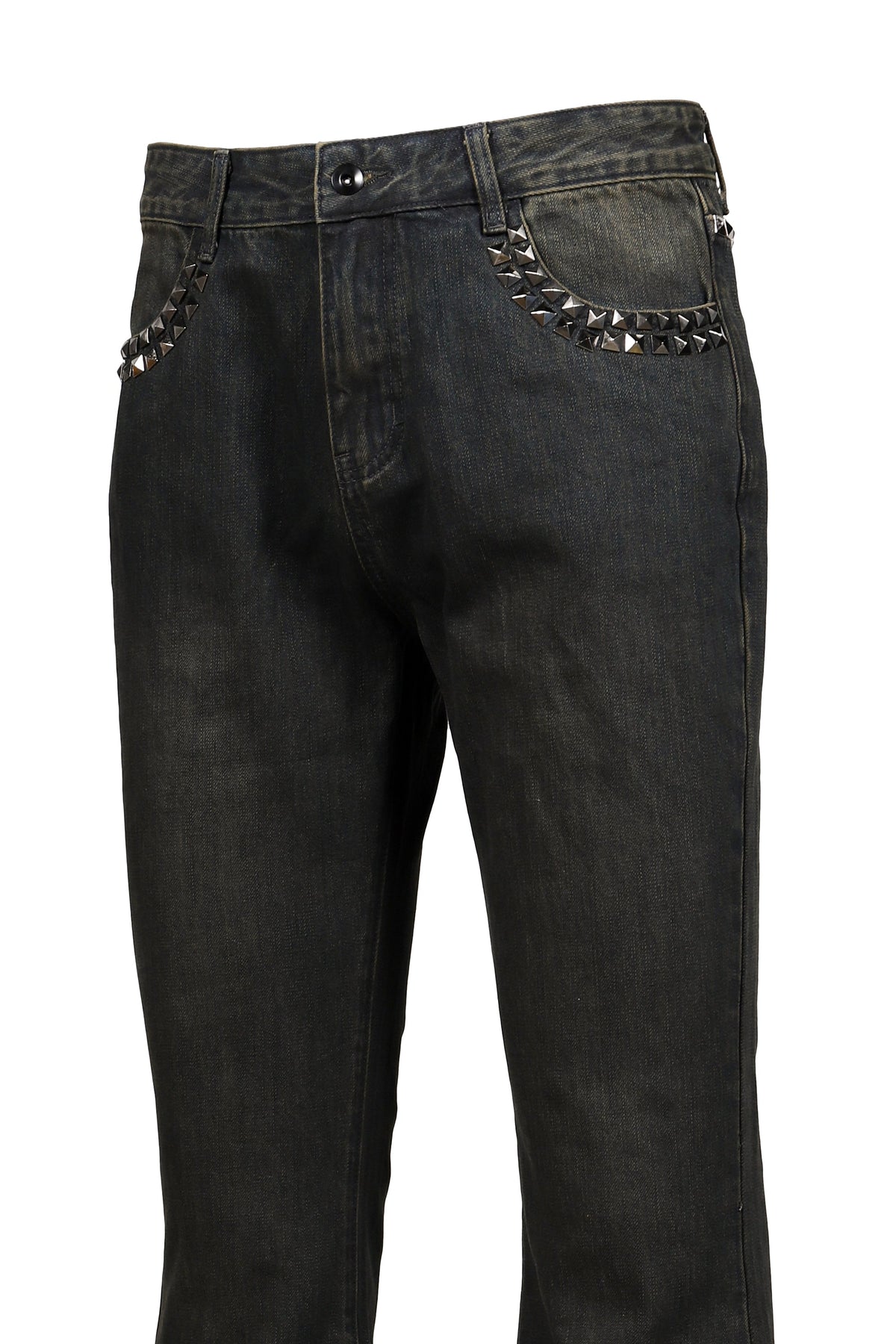 Troubled Waters 荒れる海 【本物保証】 デニムパンツ ストリート系 メンズ SIDE LACE JEANS / DIRT
