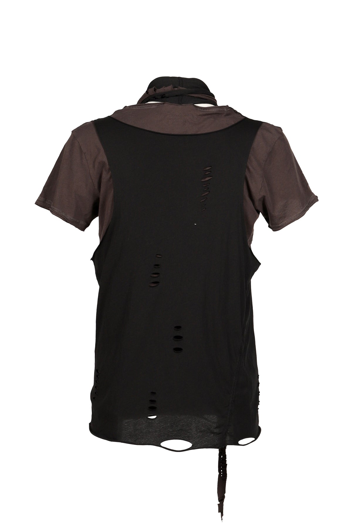 Troubled Waters 荒れる海 【本物保証】 Tシャツ ストリート系 メンズ SCARF TEE / DIRT