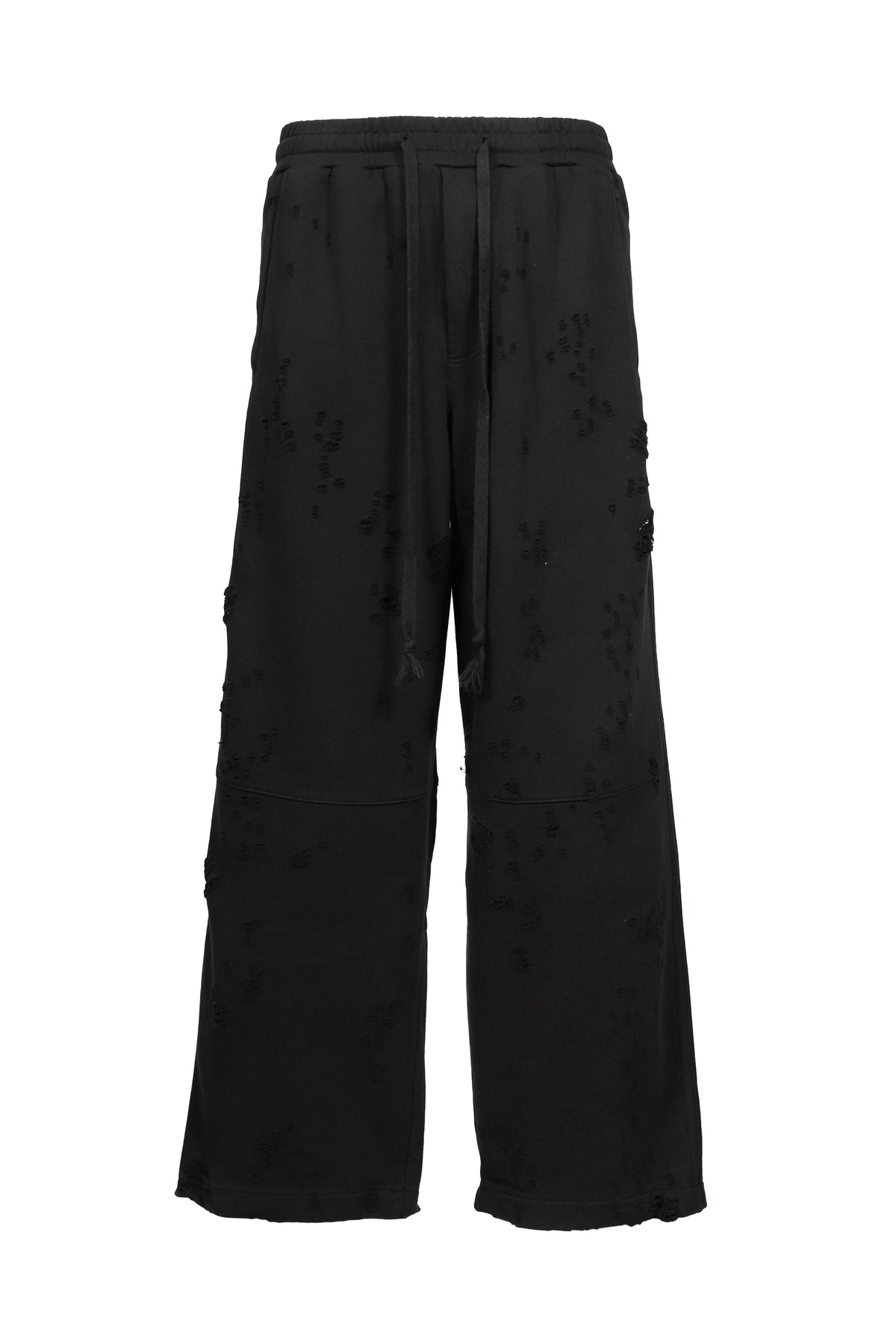 Troubled Waters 荒れる海 【本物保証】 パンツ ストリート系 メンズ THRASHED TRACKPANTS / FADED BLK