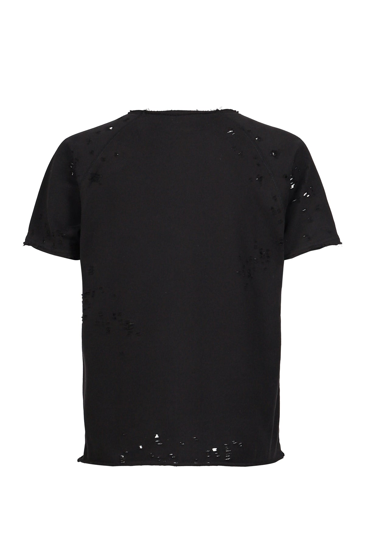 Troubled Waters 荒れる海 【本物保証】 Tシャツ ストリート系 メンズ THRASHED TEE / BLK