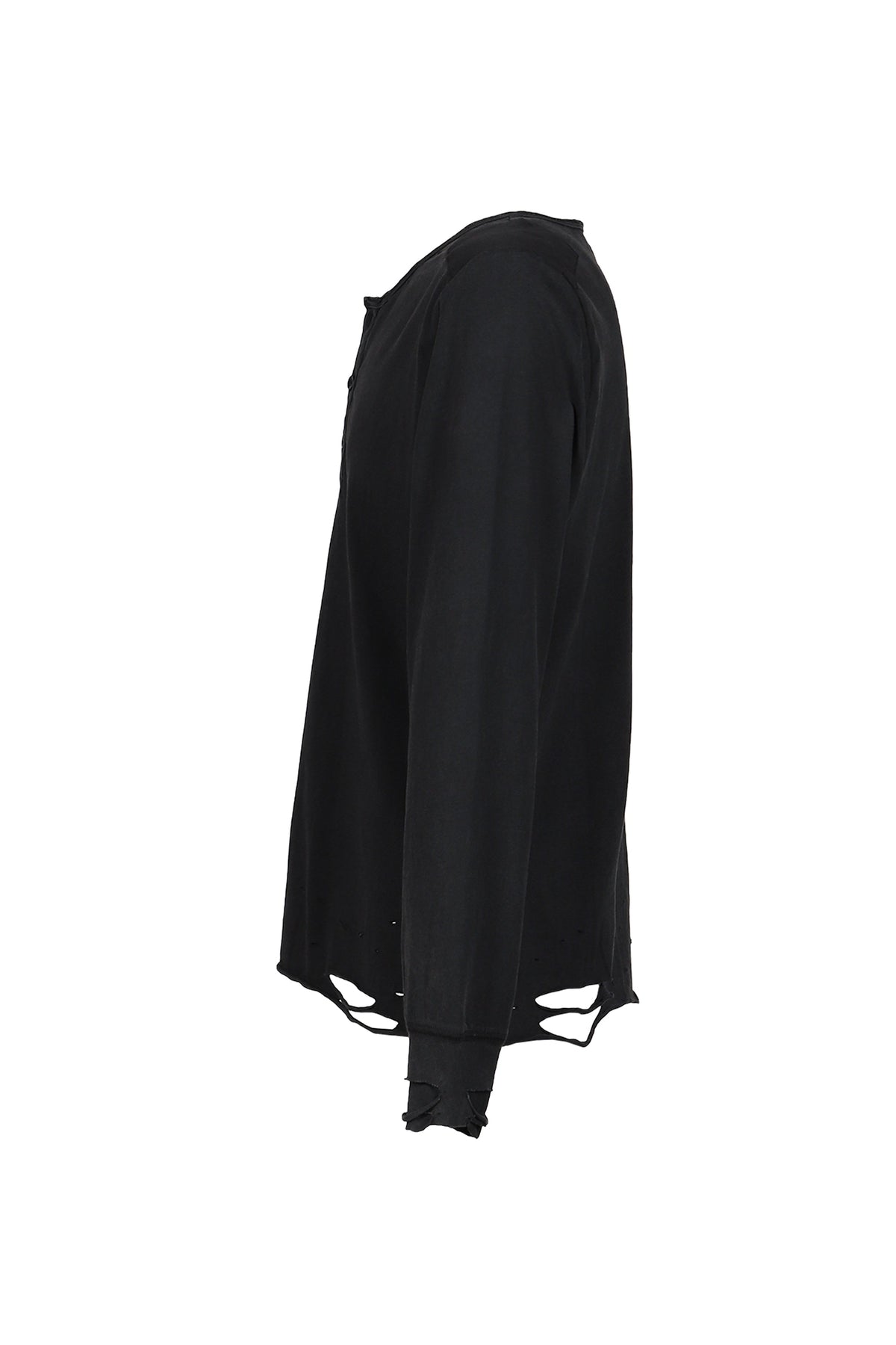 Troubled Waters 荒れる海 【本物保証】 シャツ ストリート系 メンズ VOID HENLEY SHIRT / FADED BLK