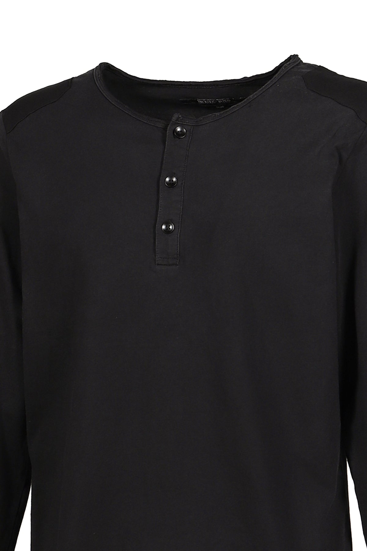 Troubled Waters 荒れる海 【本物保証】 シャツ ストリート系 メンズ VOID HENLEY SHIRT / FADED BLK
