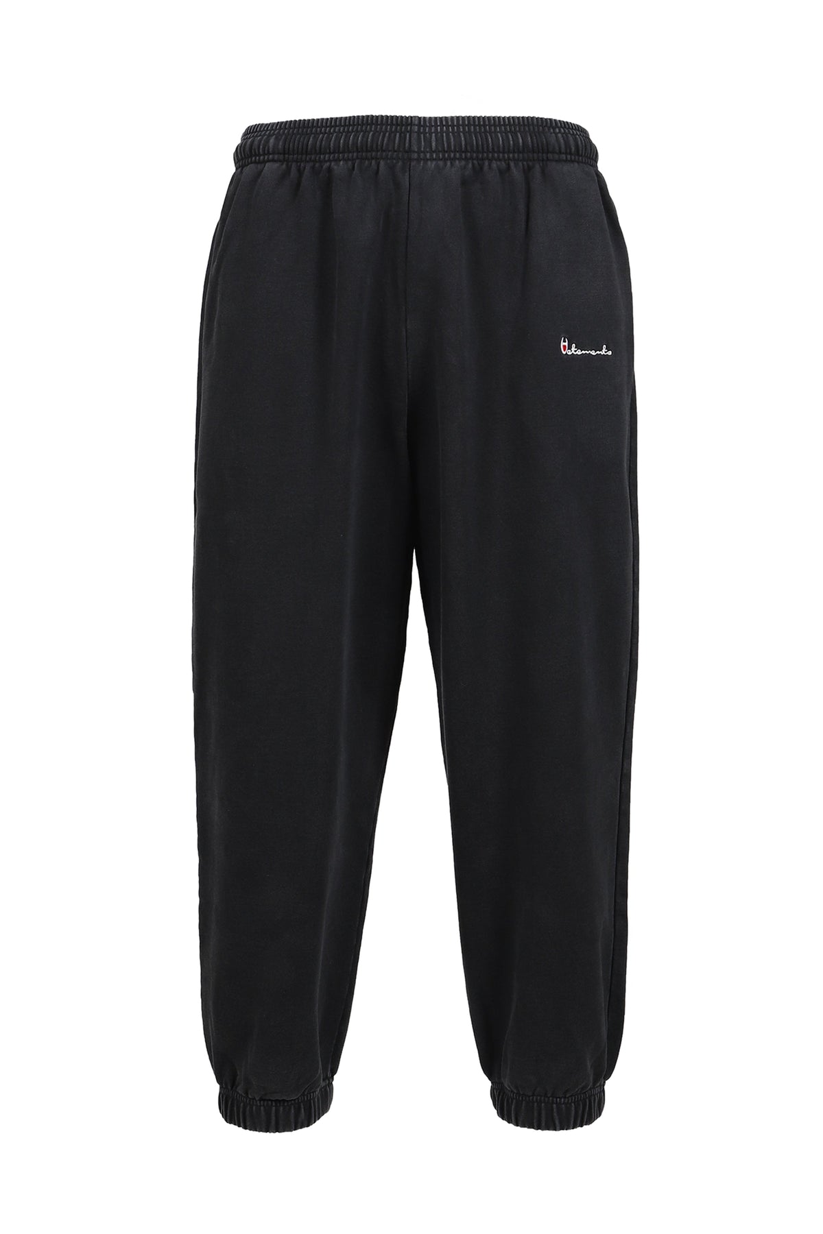 VETEMENTS ヴェトモン 【本物保証】 スウェットパンツ ストリート系 メンズ ATHLETIC LOGO ELASTIC SWEATPANTS / BLK