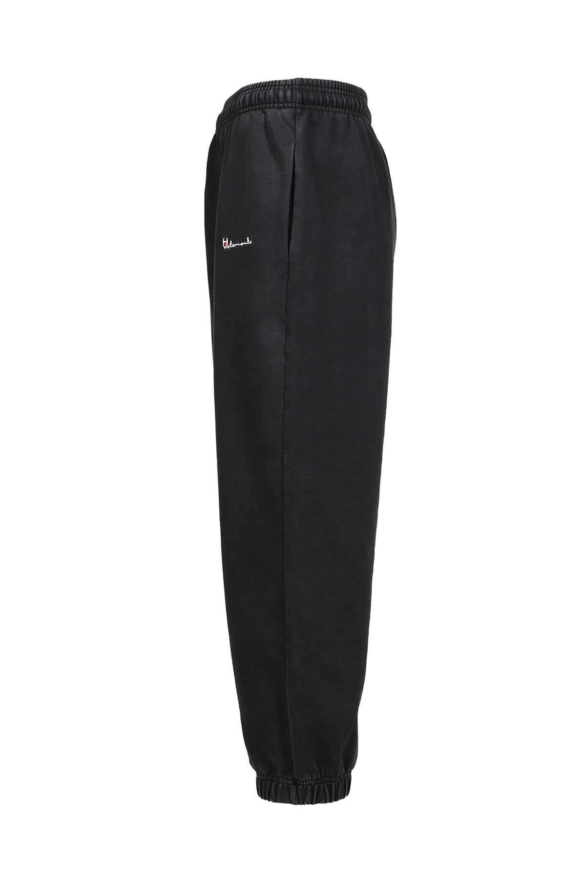 VETEMENTS ヴェトモン 【本物保証】 スウェットパンツ ストリート系 メンズ ATHLETIC LOGO ELASTIC SWEATPANTS / BLK
