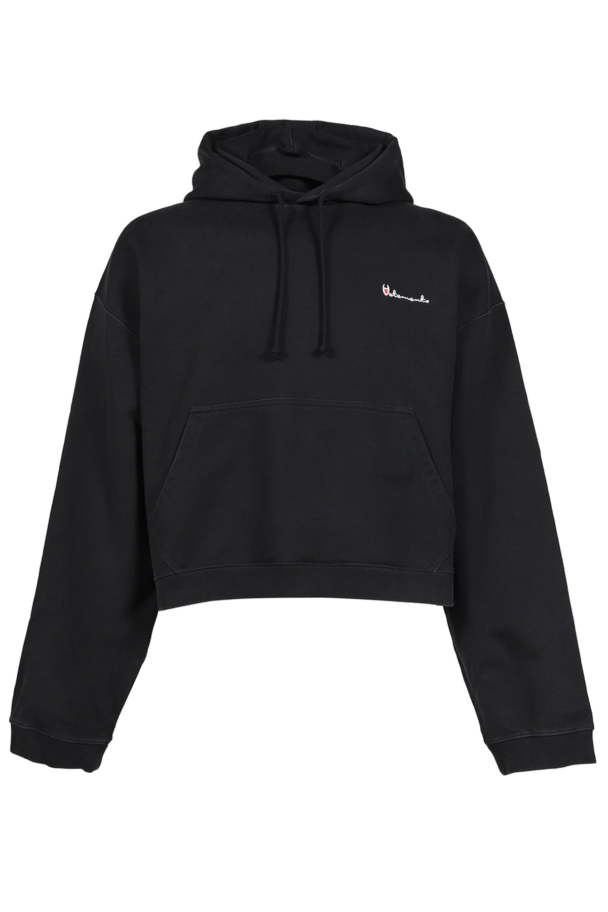 VETEMENTS ヴェトモン 【本物保証】 パーカー ストリート系 メンズ ATHLETIC LOGO HOODIE / BLK
