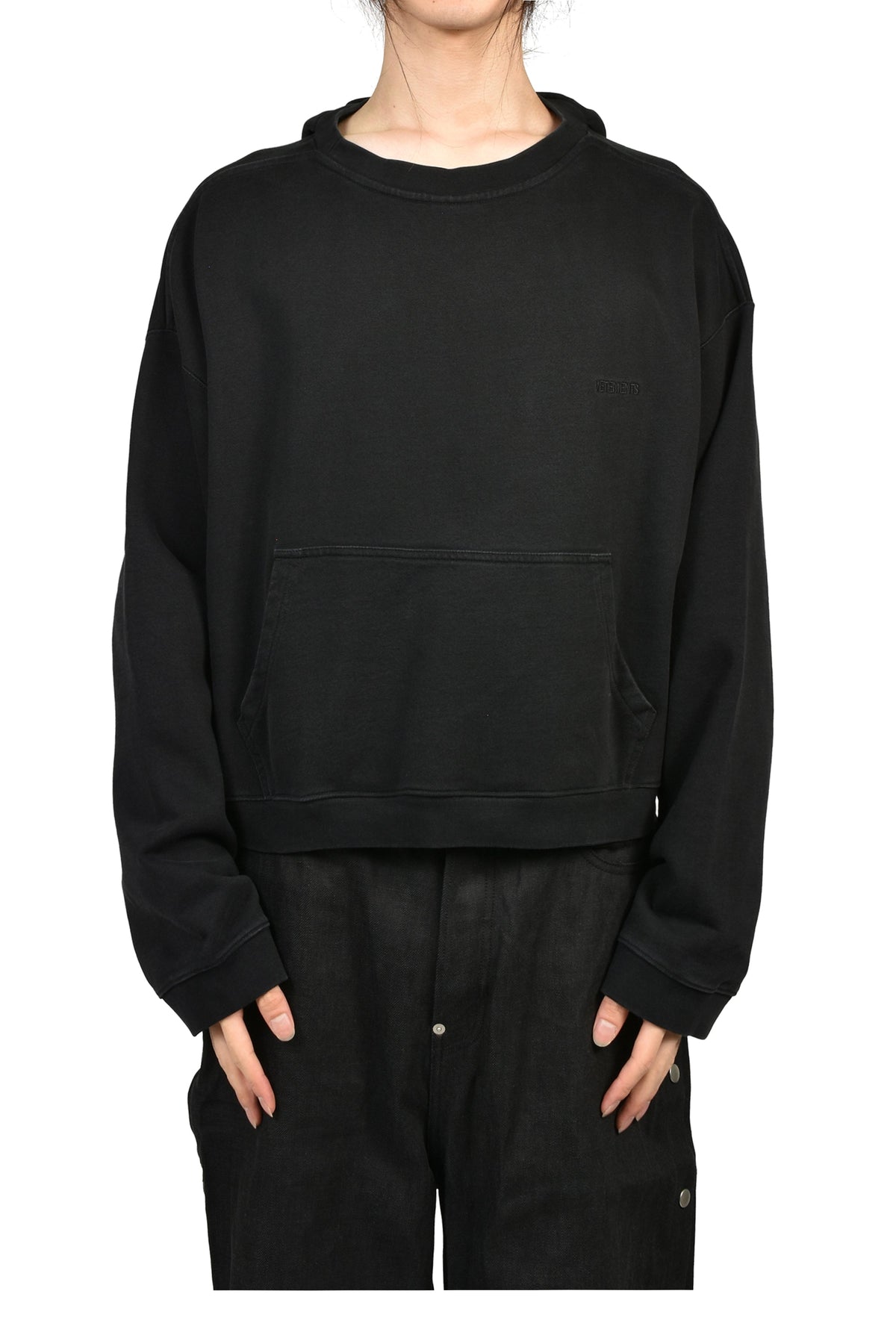 VETEMENTS ヴェトモン 【本物保証】 パーカー ストリート系 メンズ ATHLETIC LOGO HOODIE / BLK