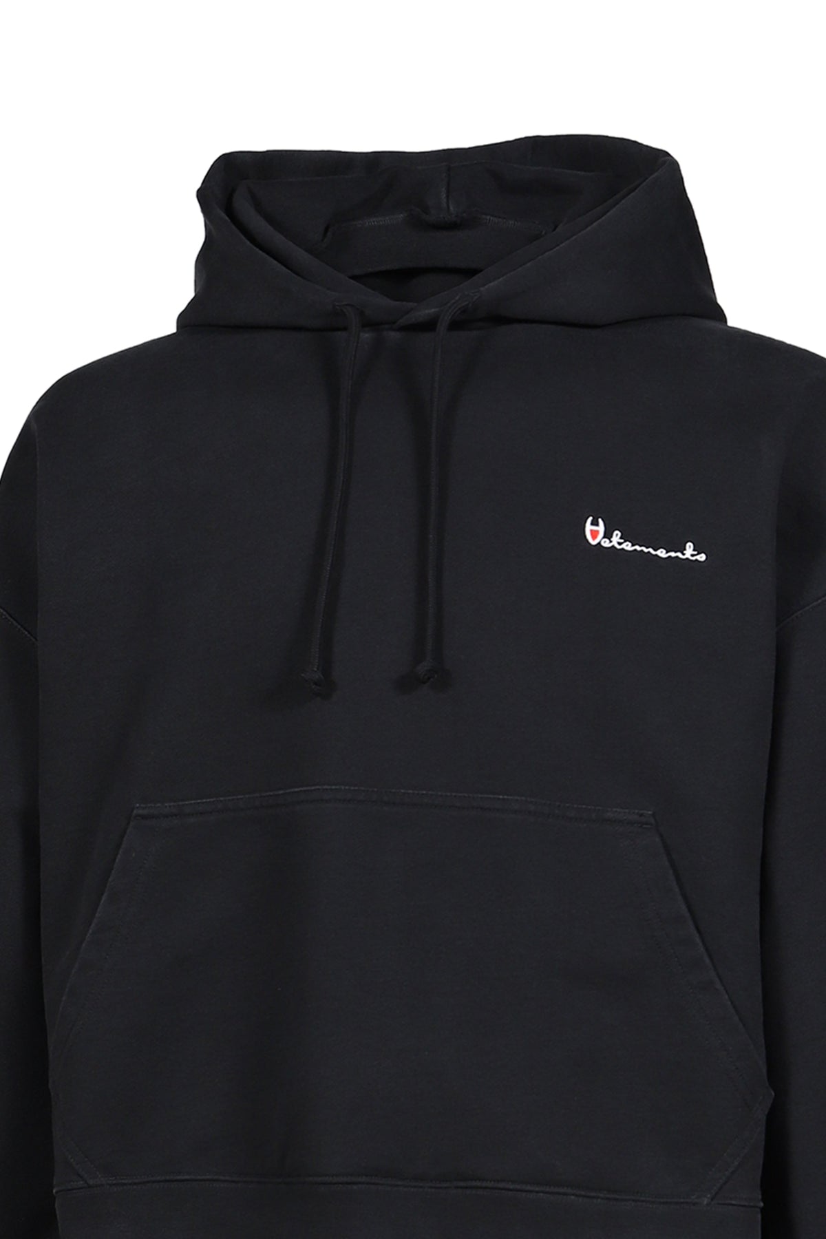 VETEMENTS ヴェトモン 【本物保証】 パーカー ストリート系 メンズ ATHLETIC LOGO HOODIE / BLK