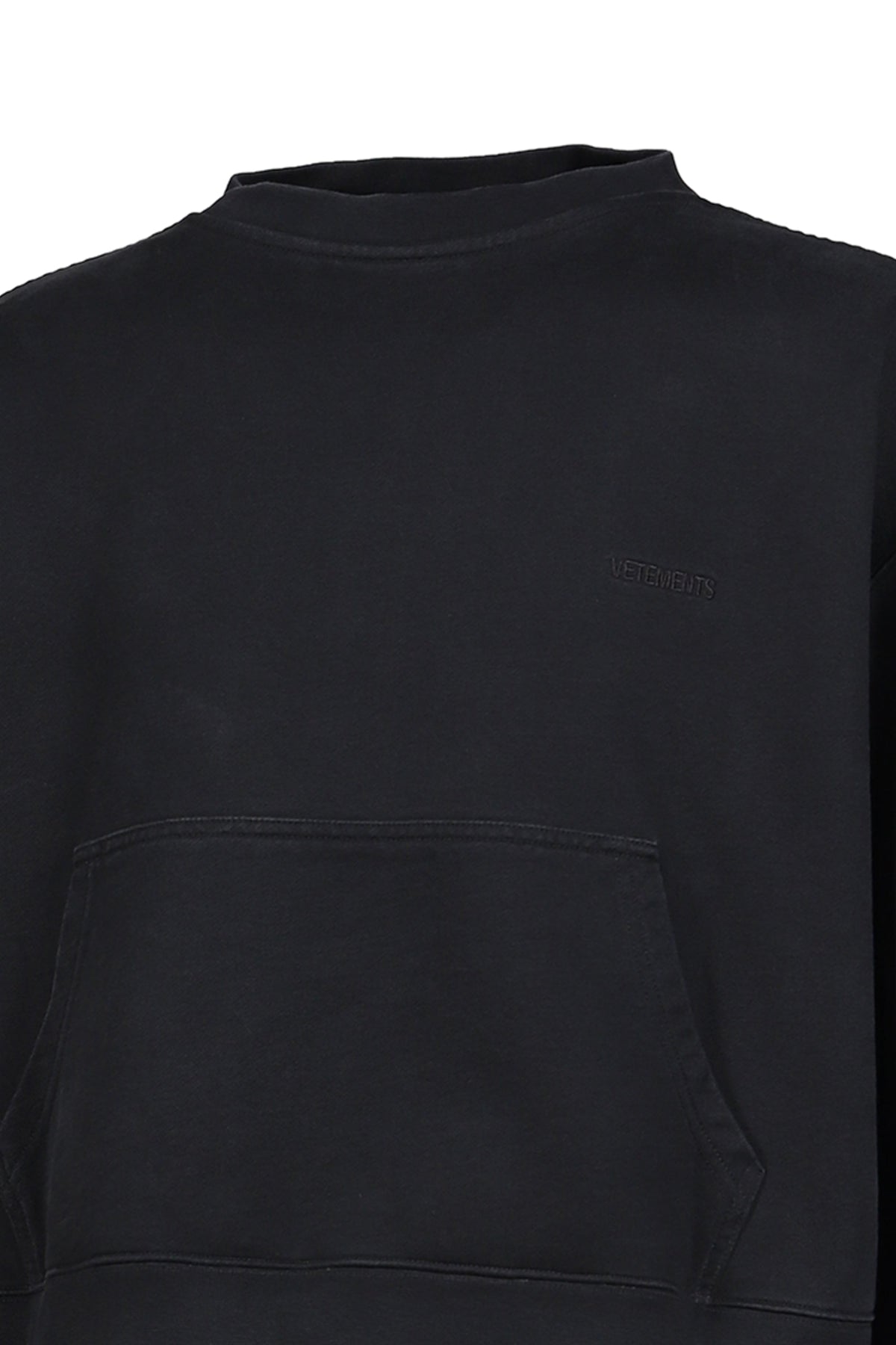 VETEMENTS ヴェトモン 【本物保証】 パーカー ストリート系 メンズ ATHLETIC LOGO HOODIE / BLK
