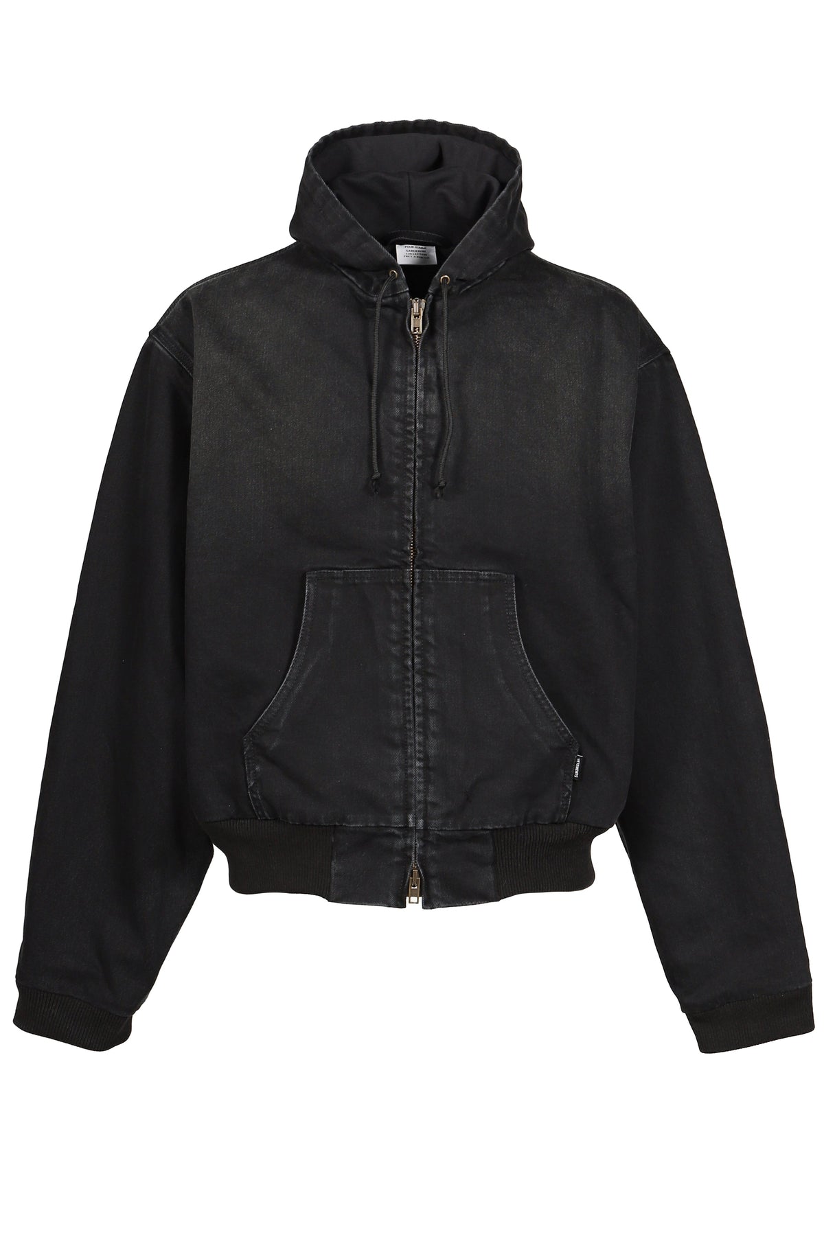 VETEMENTS ヴェトモン 【本物保証】 ジャケット ストリート系 メンズ DENIM WORKWEAR BOMBER JACKET / BLK
