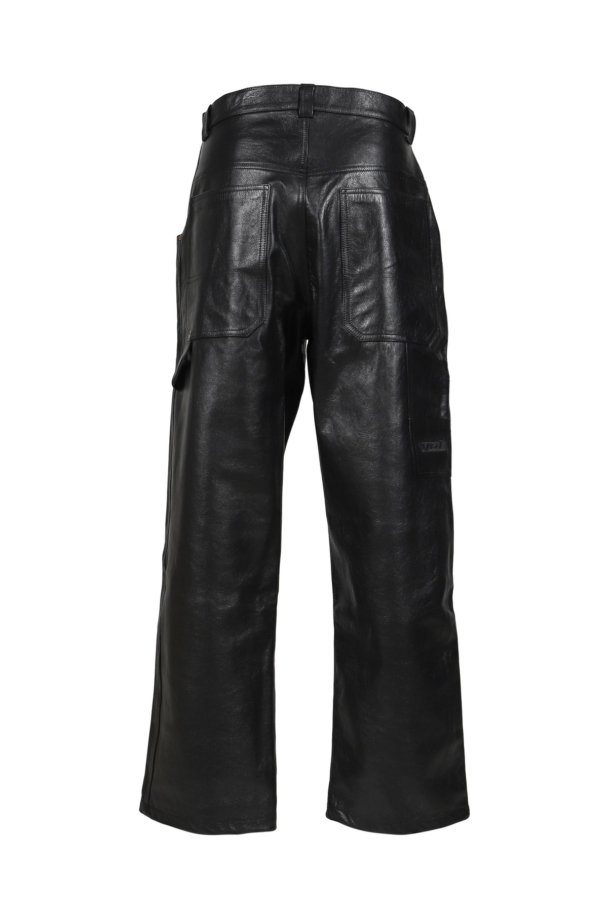 VETEMENTS ヴェトモン 【本物保証】 パンツ ストリート系 メンズ LEATHER HIP-HOP PANTS / BLK