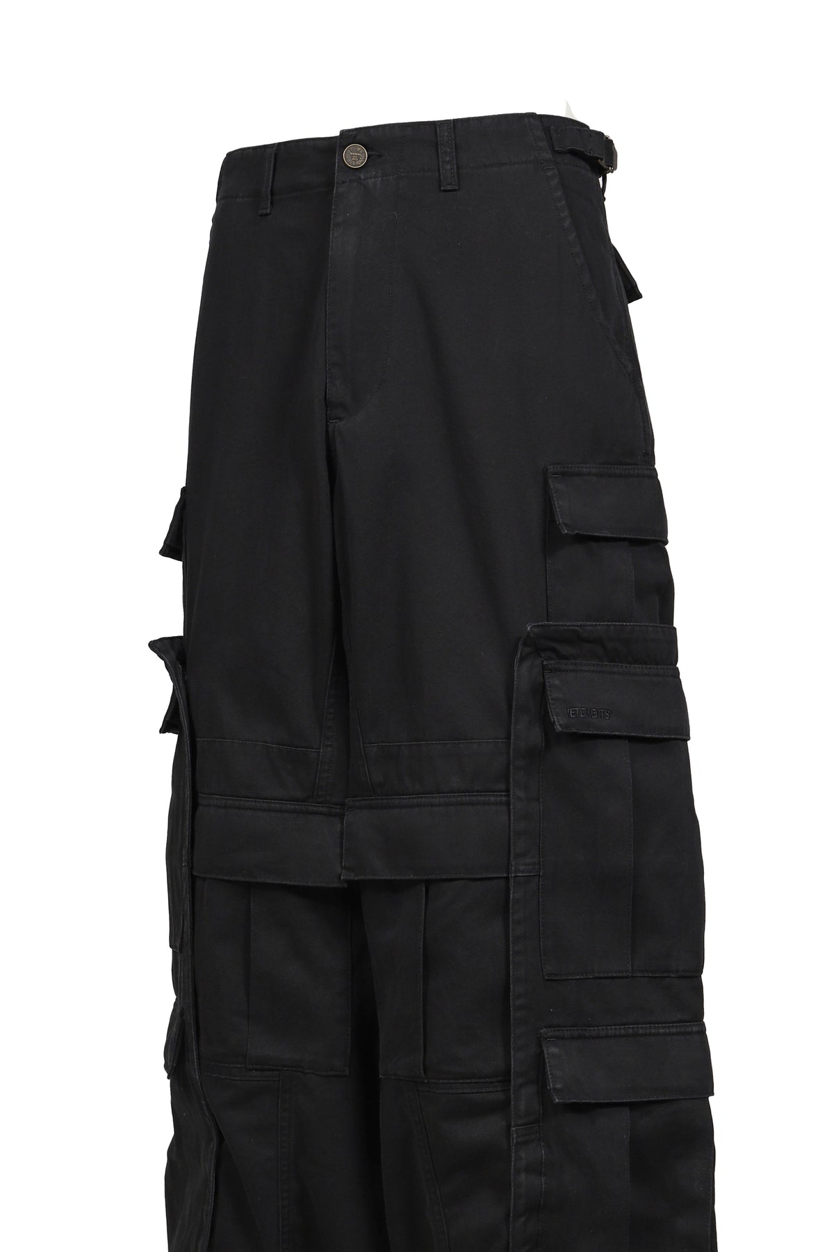 VETEMENTS ヴェトモン 【本物保証】 カーゴパンツ ストリート系 メンズ MERGED CARGO PANTS / BLK