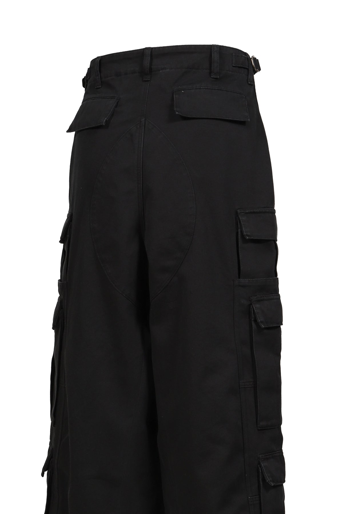 VETEMENTS ヴェトモン 【本物保証】 カーゴパンツ ストリート系 メンズ MERGED CARGO PANTS / BLK