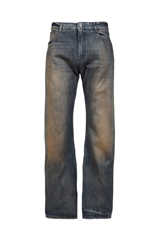 VETEMENTS ヴェトモン 【本物保証】 デニムパンツ ストリート系 メンズ O-LEG JEANS / DIRTY BLU