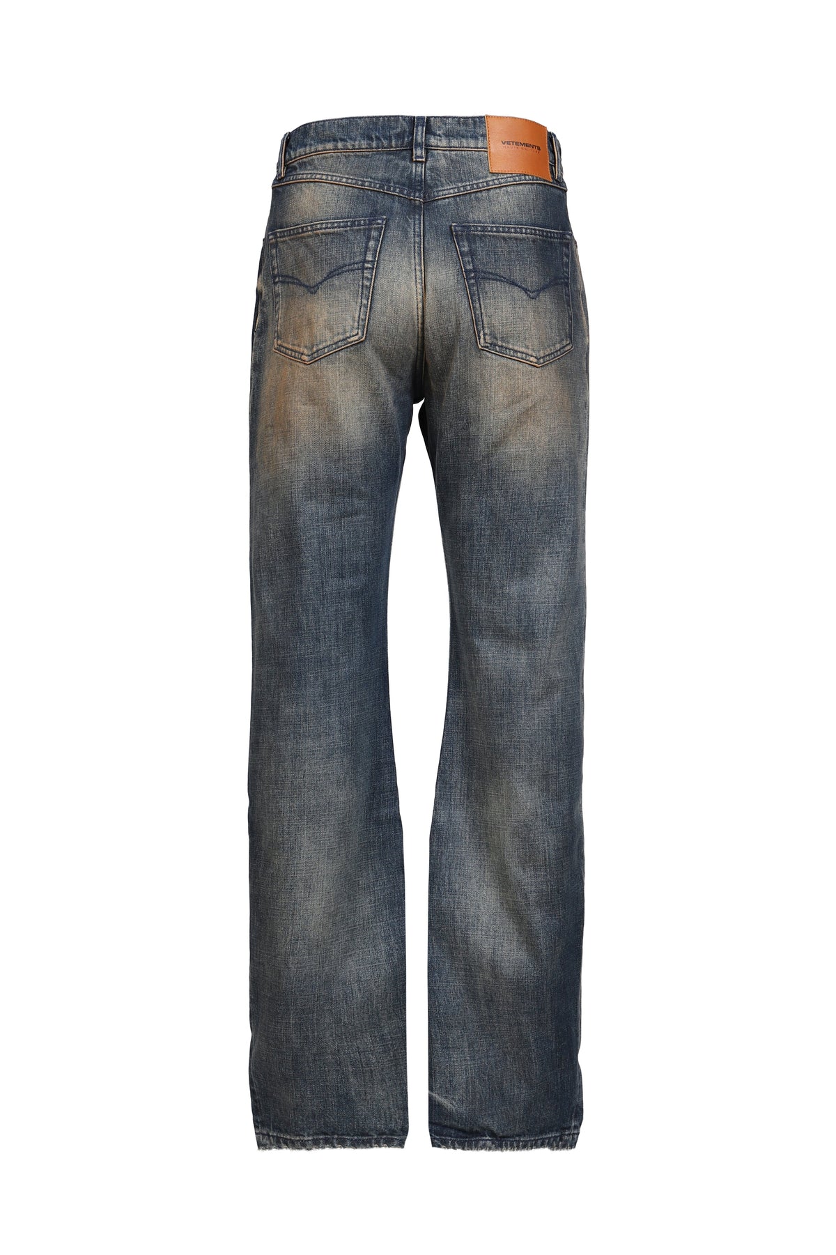 VETEMENTS ヴェトモン 【本物保証】 デニムパンツ ストリート系 メンズ O-LEG JEANS / DIRTY BLU